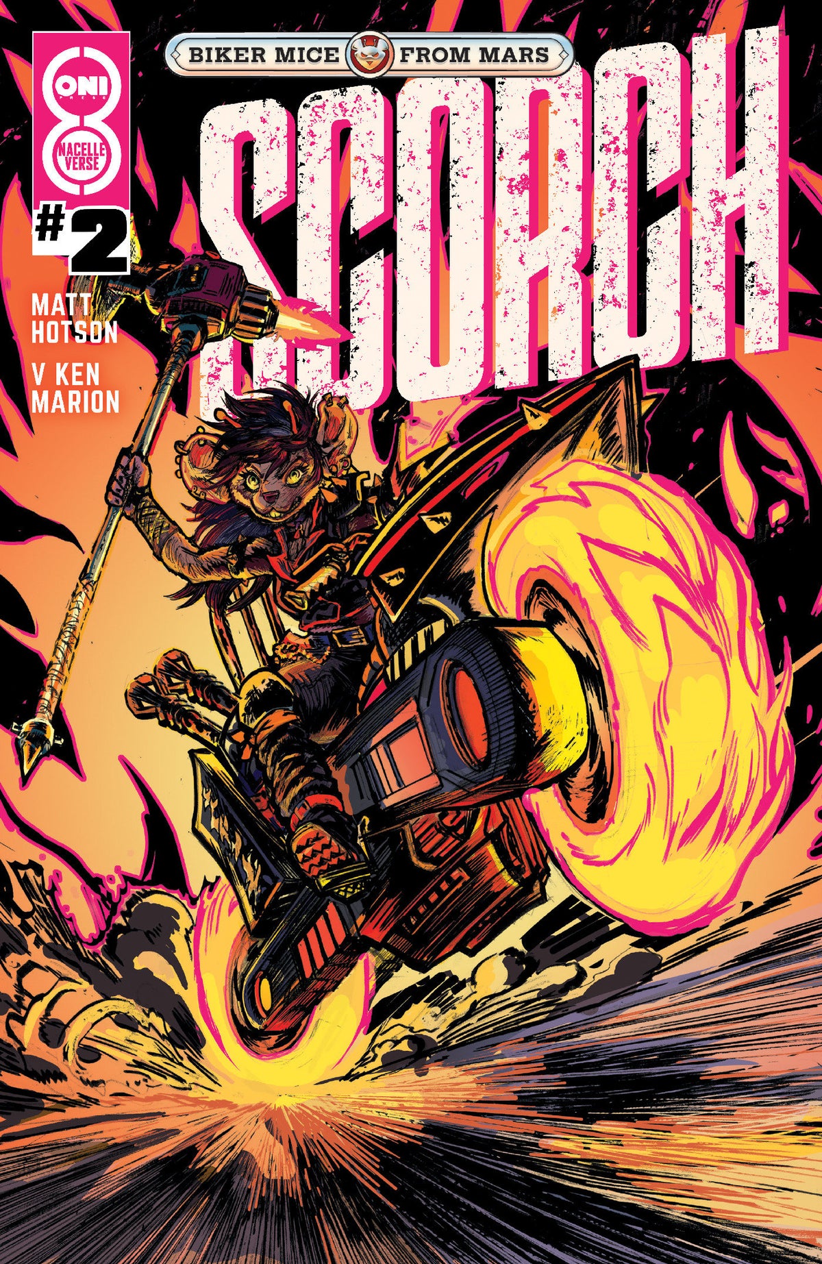 Biker Mice From Mars Scorch #2 Cover B Victor Alpi Variant (NM)
