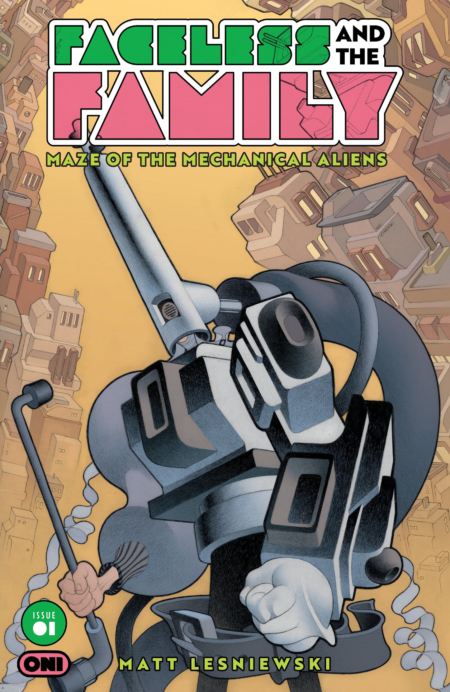 Faceless And The Family Maze Of The Mechanical Aliens #1 2nd Print (NM)