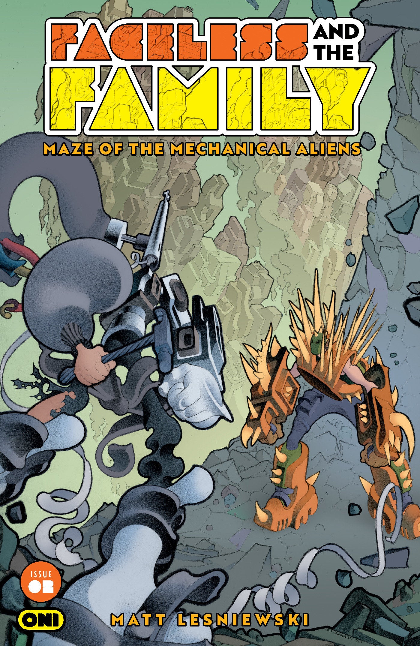 Faceless And The Family Maze Of The Mechanical Aliens #2 Cover A Matt Lesniewski (NM)