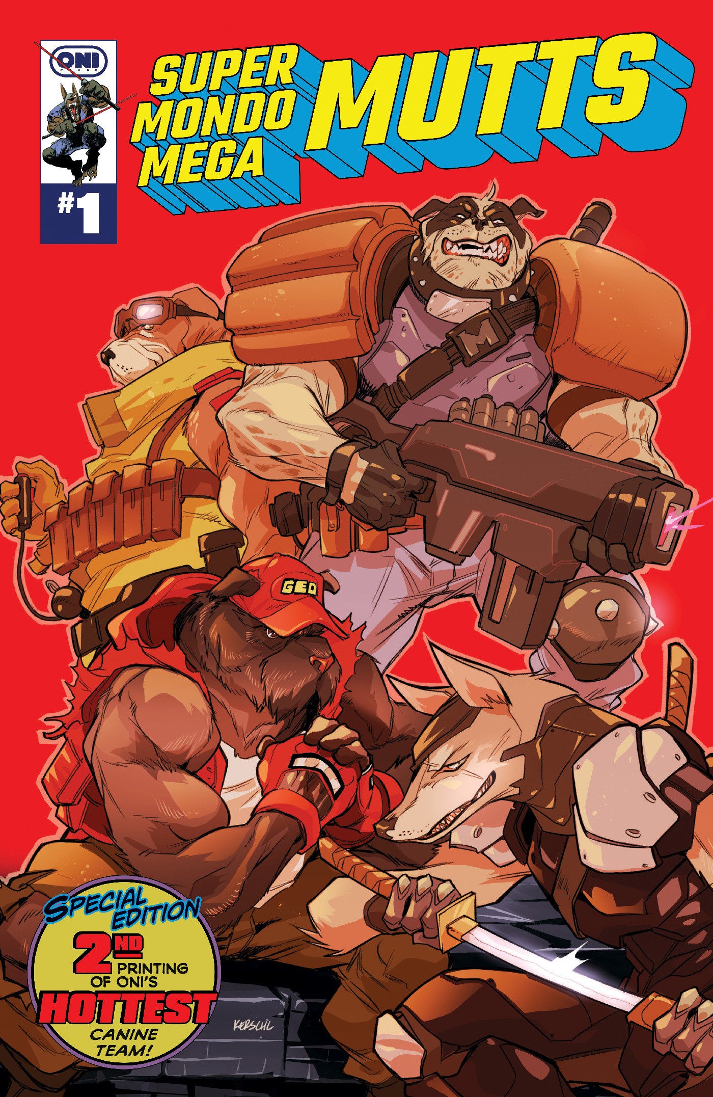 Super Mondo Mega Mutts #1 2nd Print (NM)