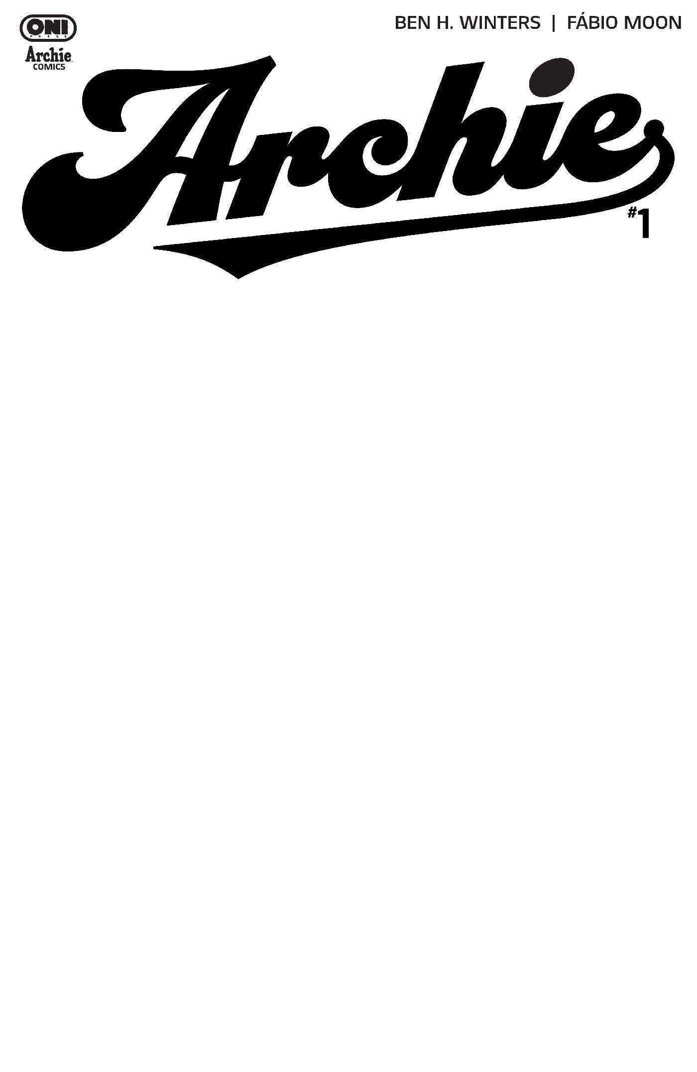 Archie #1 Cover E Blank Sketch Variant (NM)