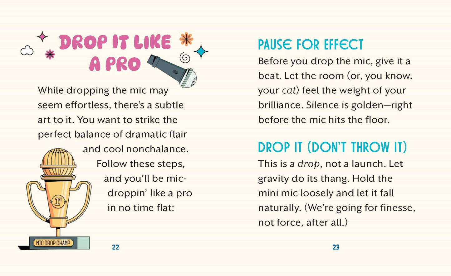 Mini Mic Drop: with Feedback Sound
