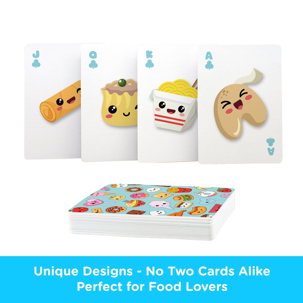 Kawaii Foods Playing Cards