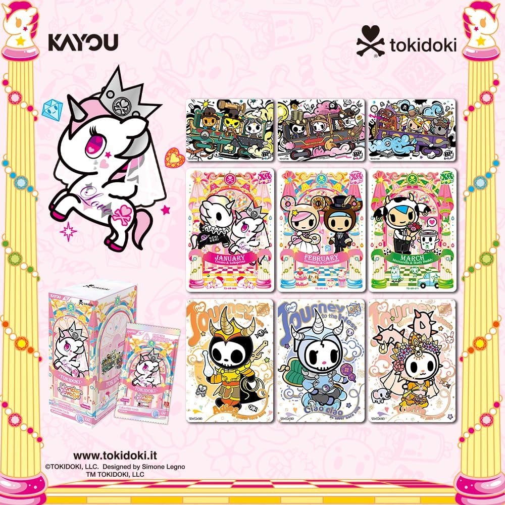 tokidoki: Wonder Voyage Collectible Cards - Series 2 Roaming Edition (1 Box)