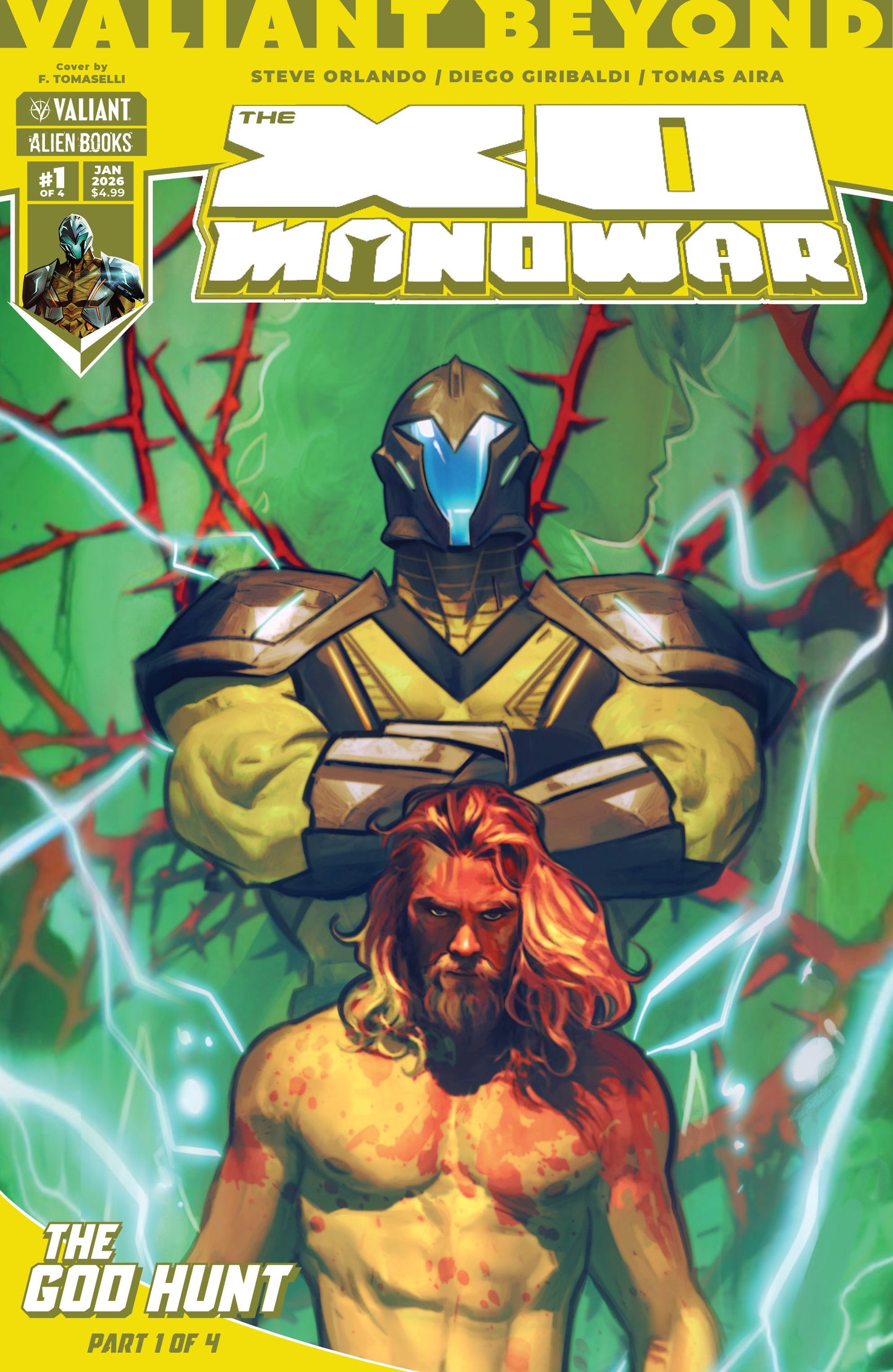 Valiant Beyond: The X O Manowar #5 The God Hunt #1 Cover A (Tomaselli) (NM)