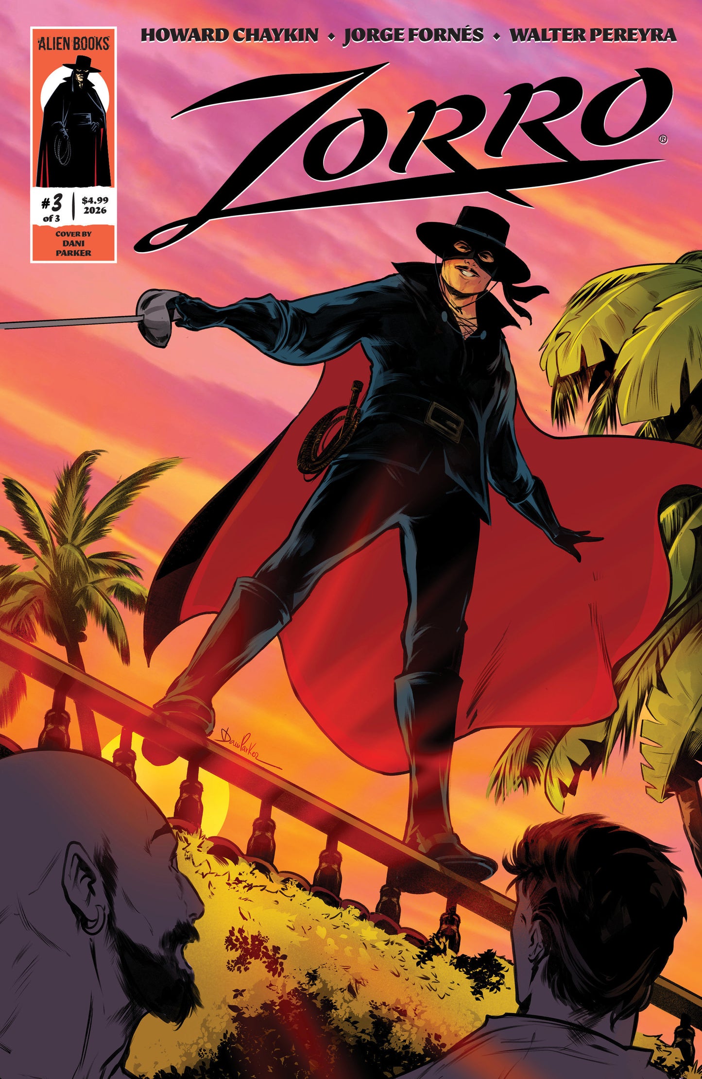 Zorro #3 Variant B (Parker) (NM)