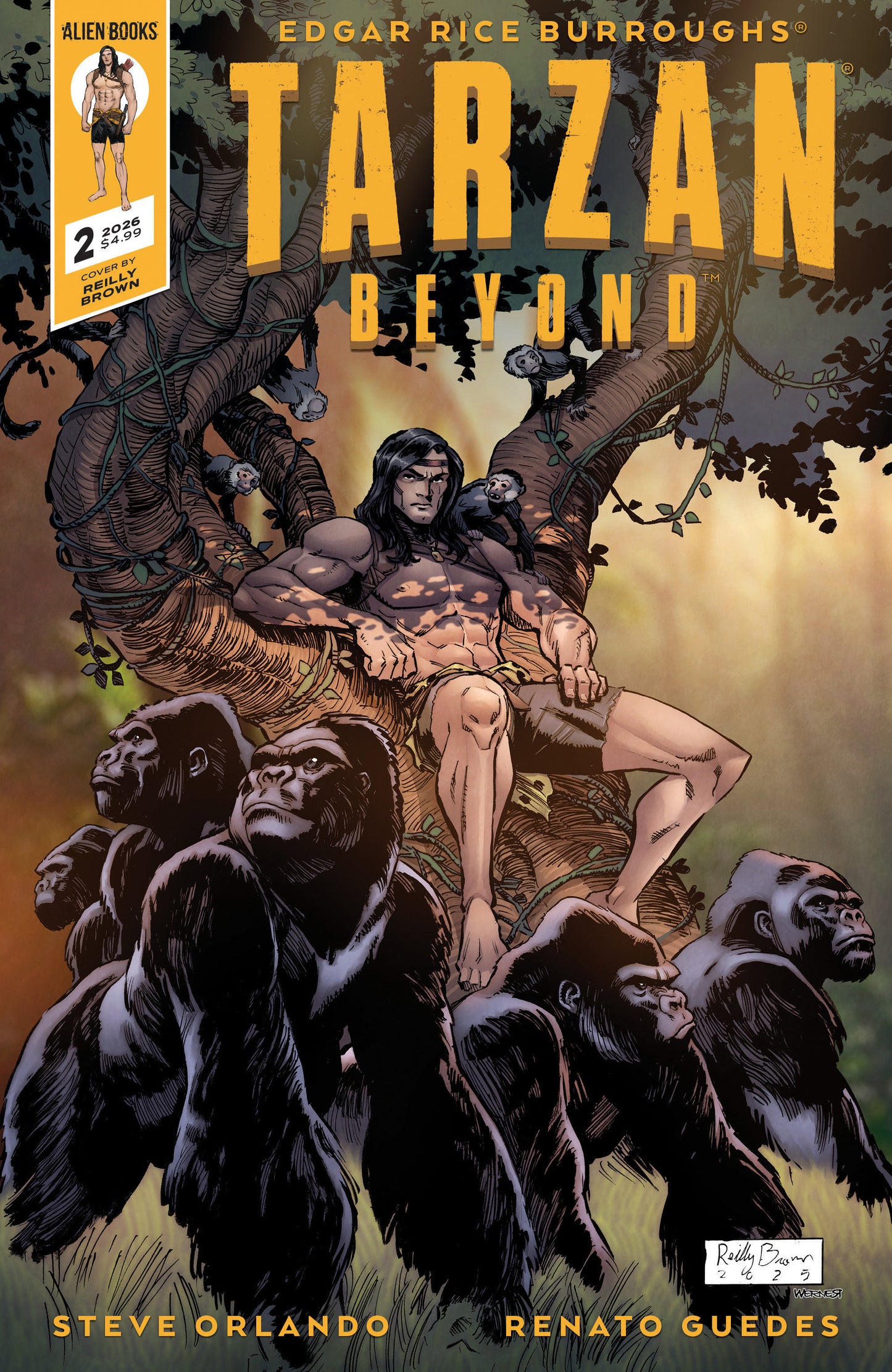 Tarzan Beyond #2 Variant C (Brown) (NM)
