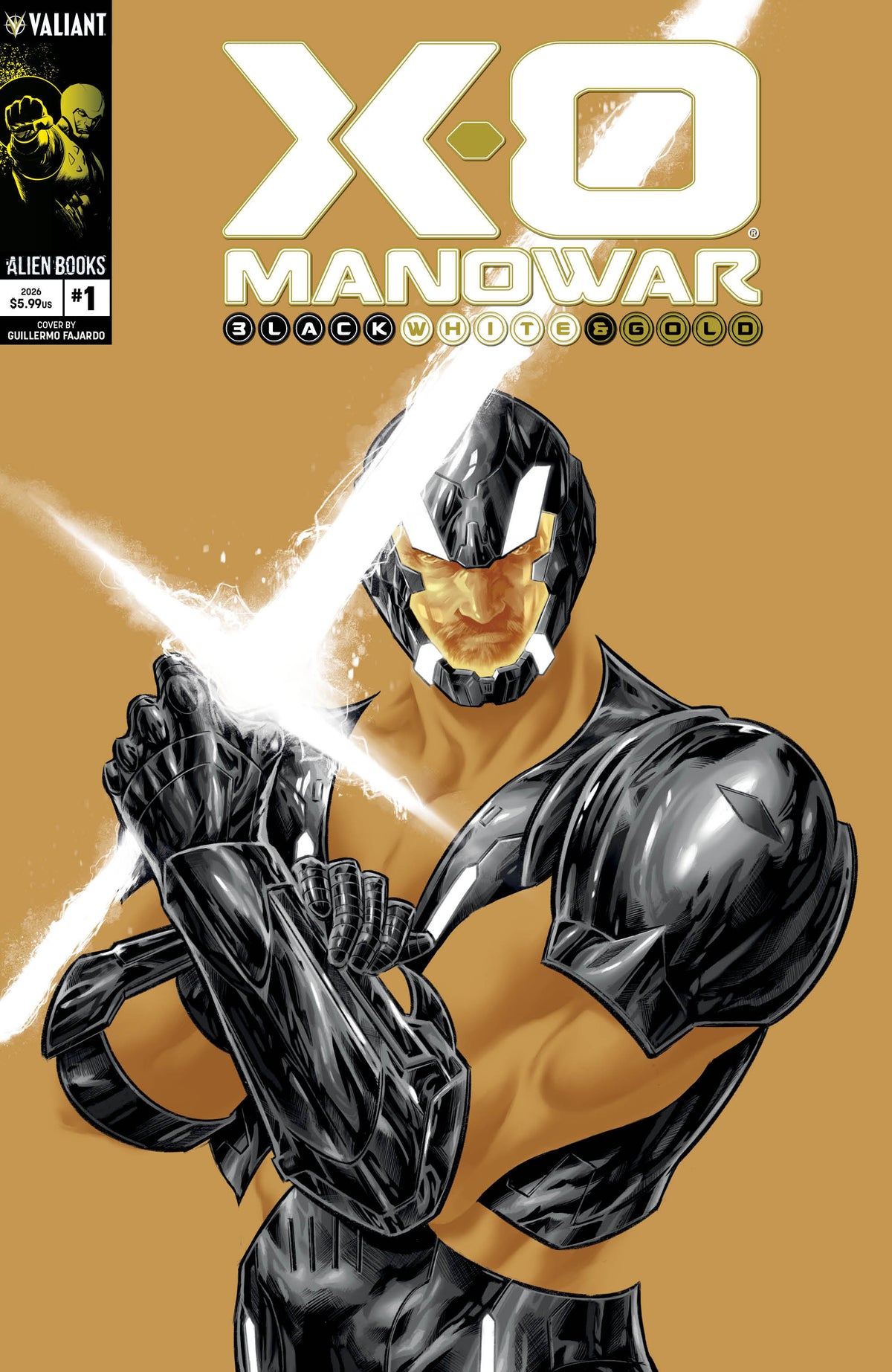 X O Manowar: Black, White & Gold #1 Cover A (Fajardo) (NM)