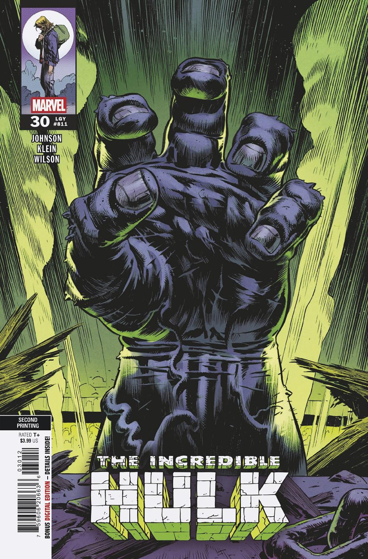 Incredible Hulk #30 Nic Klein 2nd Printing Variant (NM)