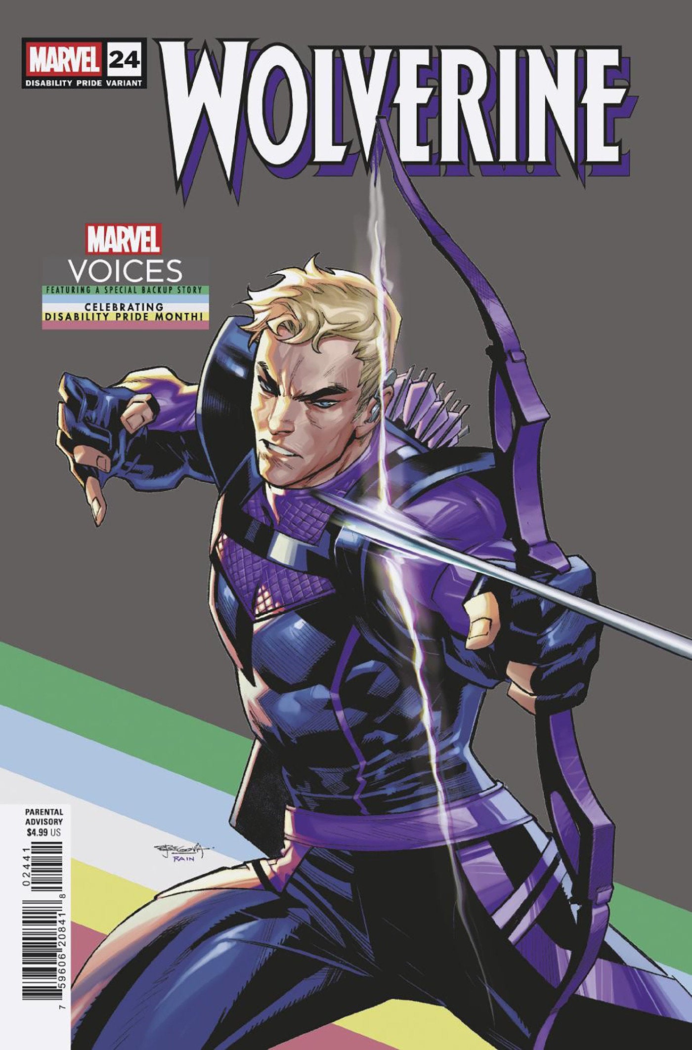 Wolverine #24 Stephen Segovia Disability Pride Variant (NM)