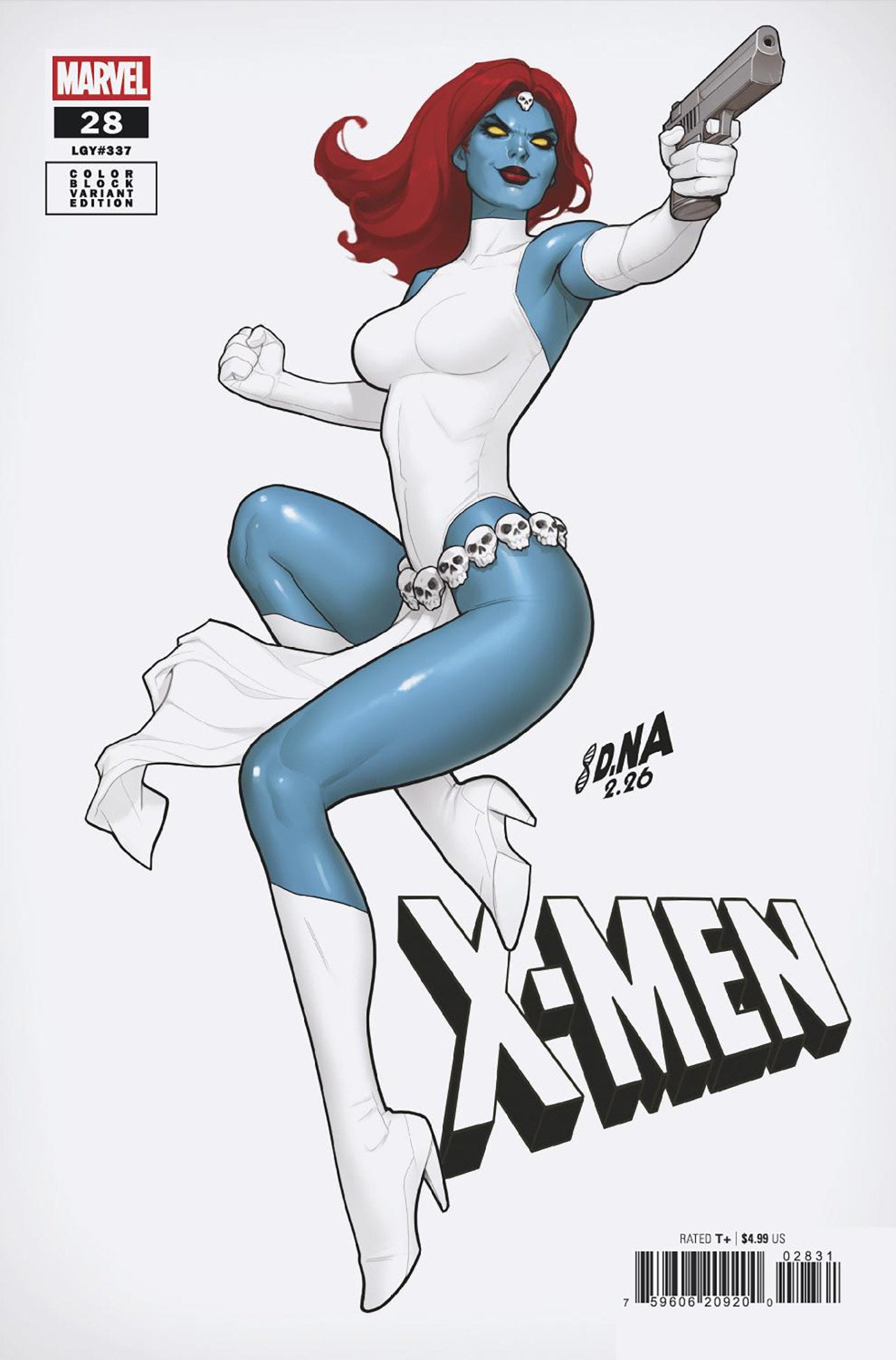 X-Men #28 David Nakayama Color Block White Variant (NM)