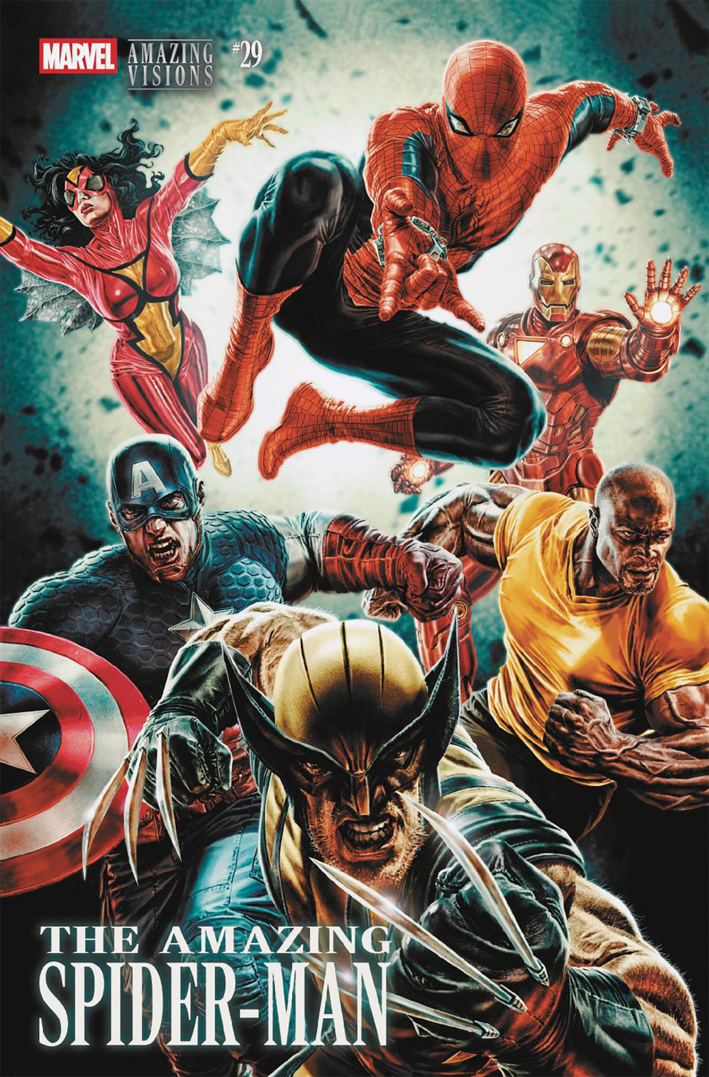Amazing Spider-Man #29 Lee Bermejo Amazing Visions Variant (NM)