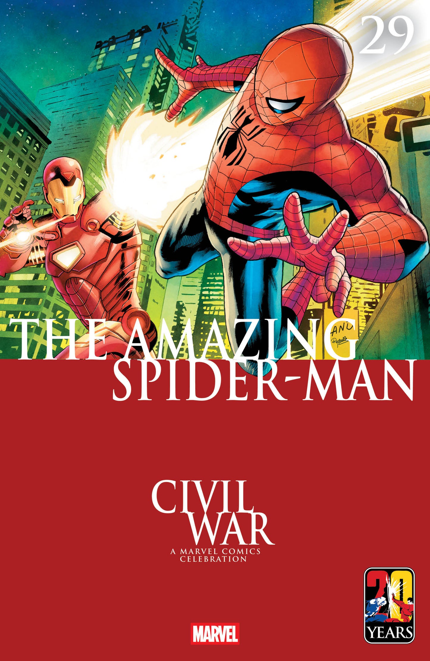 Amazing Spider-Man #29 Greg Land Civil War Celebration Variant (NM)