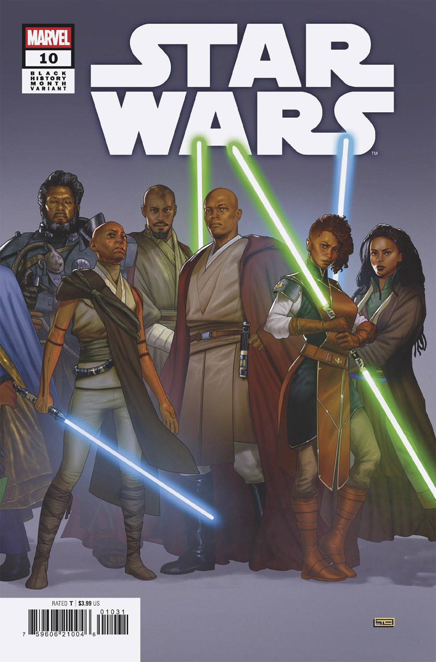 Star Wars #10 Taurin Clarke 2 Part Black History Month Connecting Variant (NM)