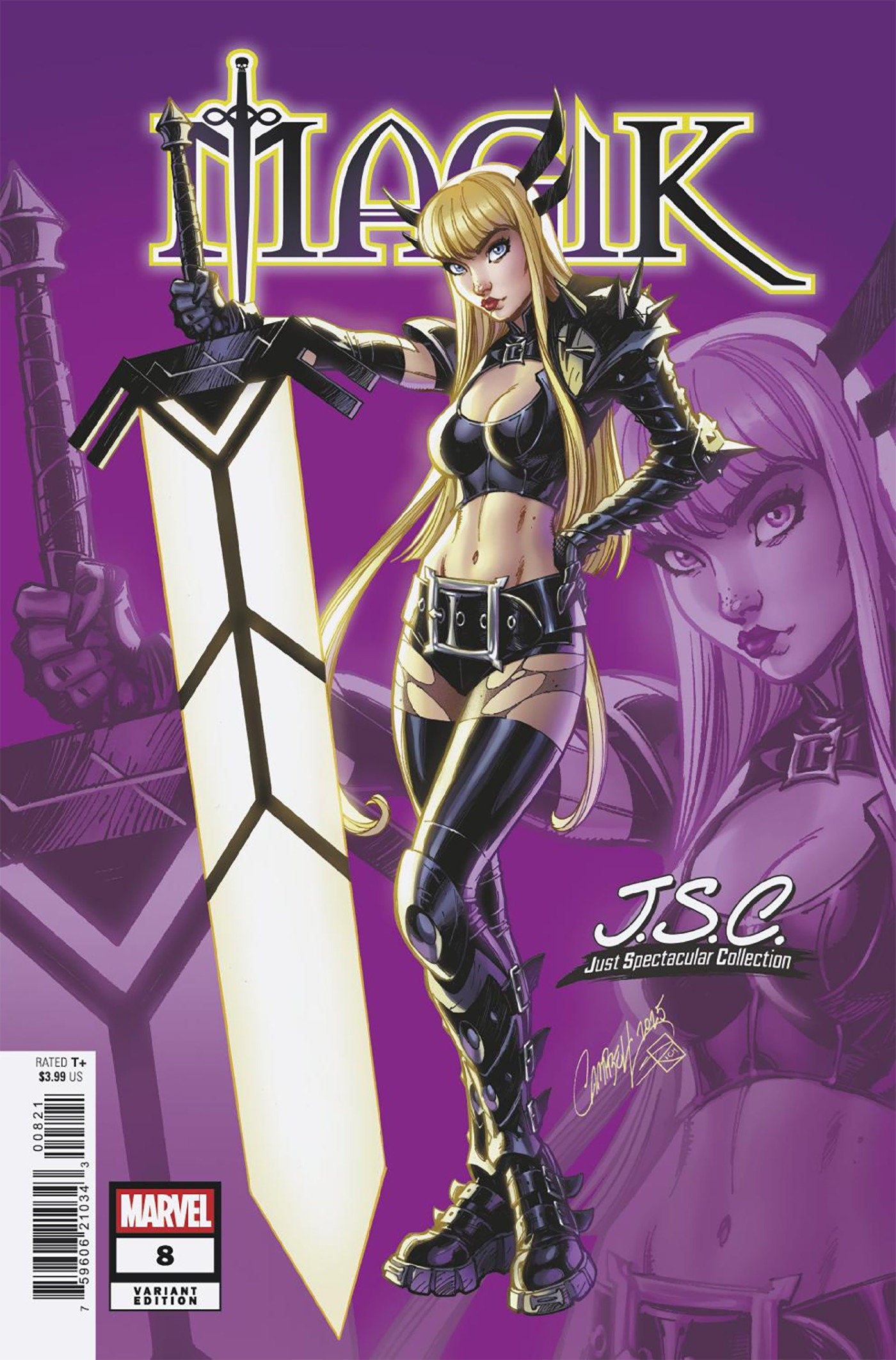 Magik #8 J. Scott Campbell Just Spectacular Collection Variant (NM)