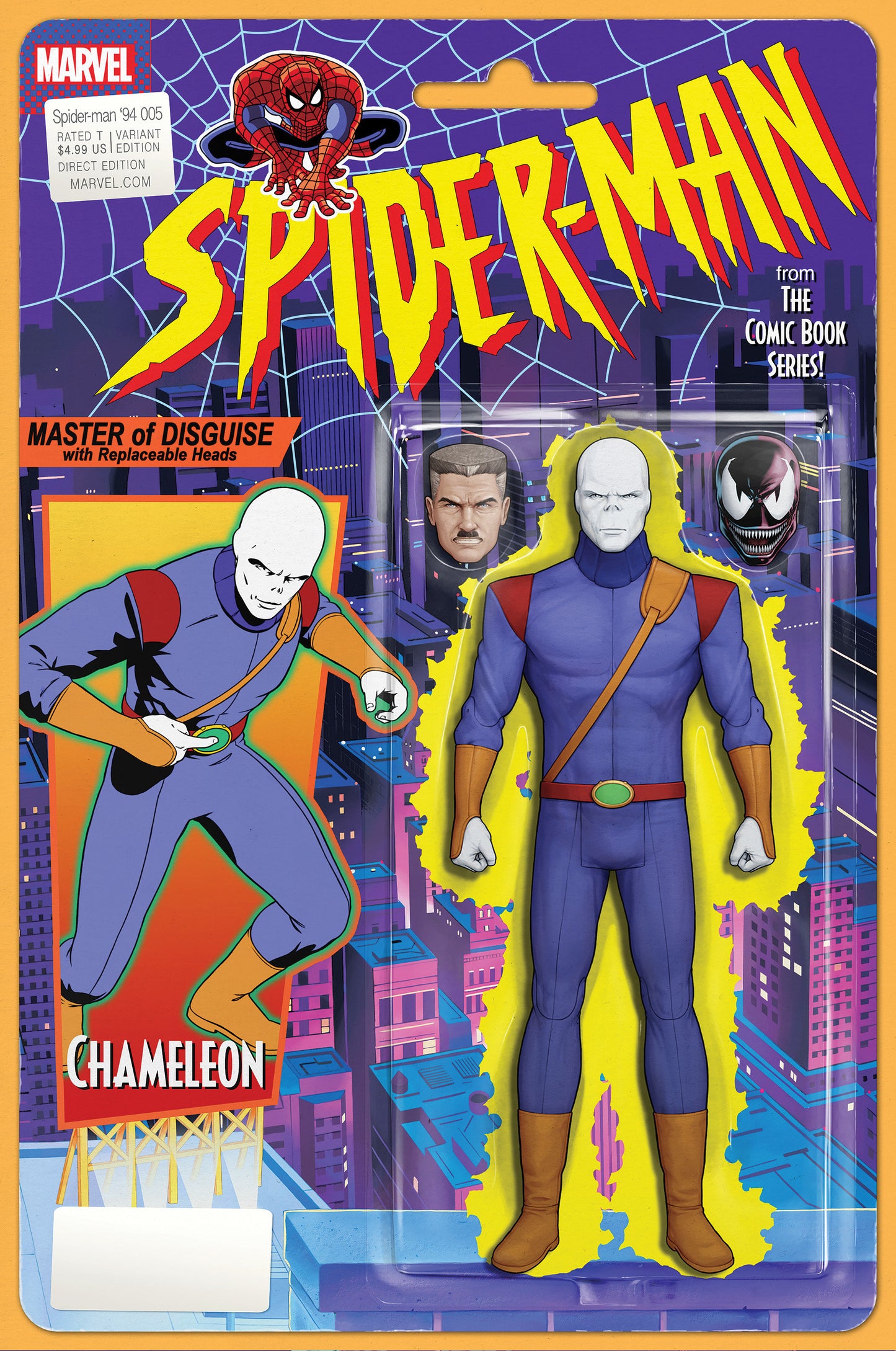 Spider-Man '94 #5 John Tyler Christopher Action Figure Variant (NM)