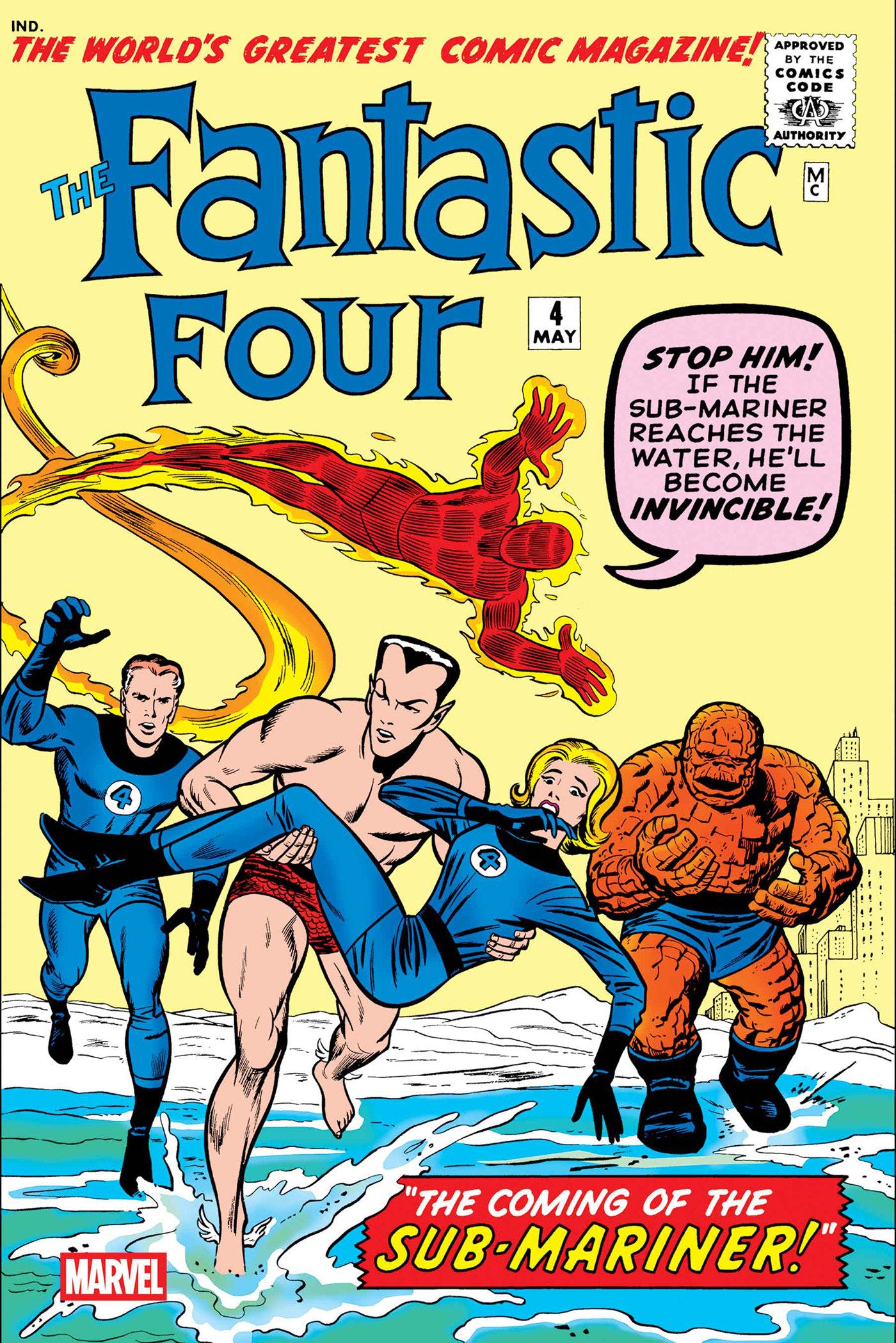 Fantastic Four #4 Facsimile Edition Foil Variant (NM)