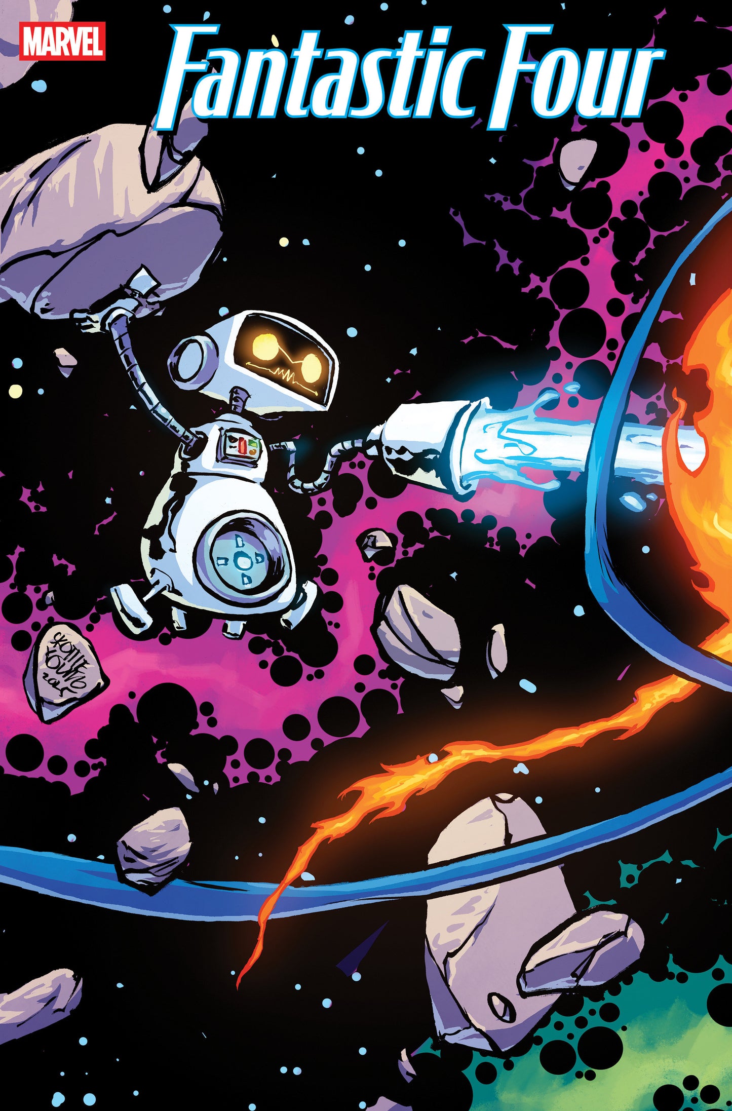 Fantastic Four #4 Skottie Young 5 Part Connecting Variant (NM)