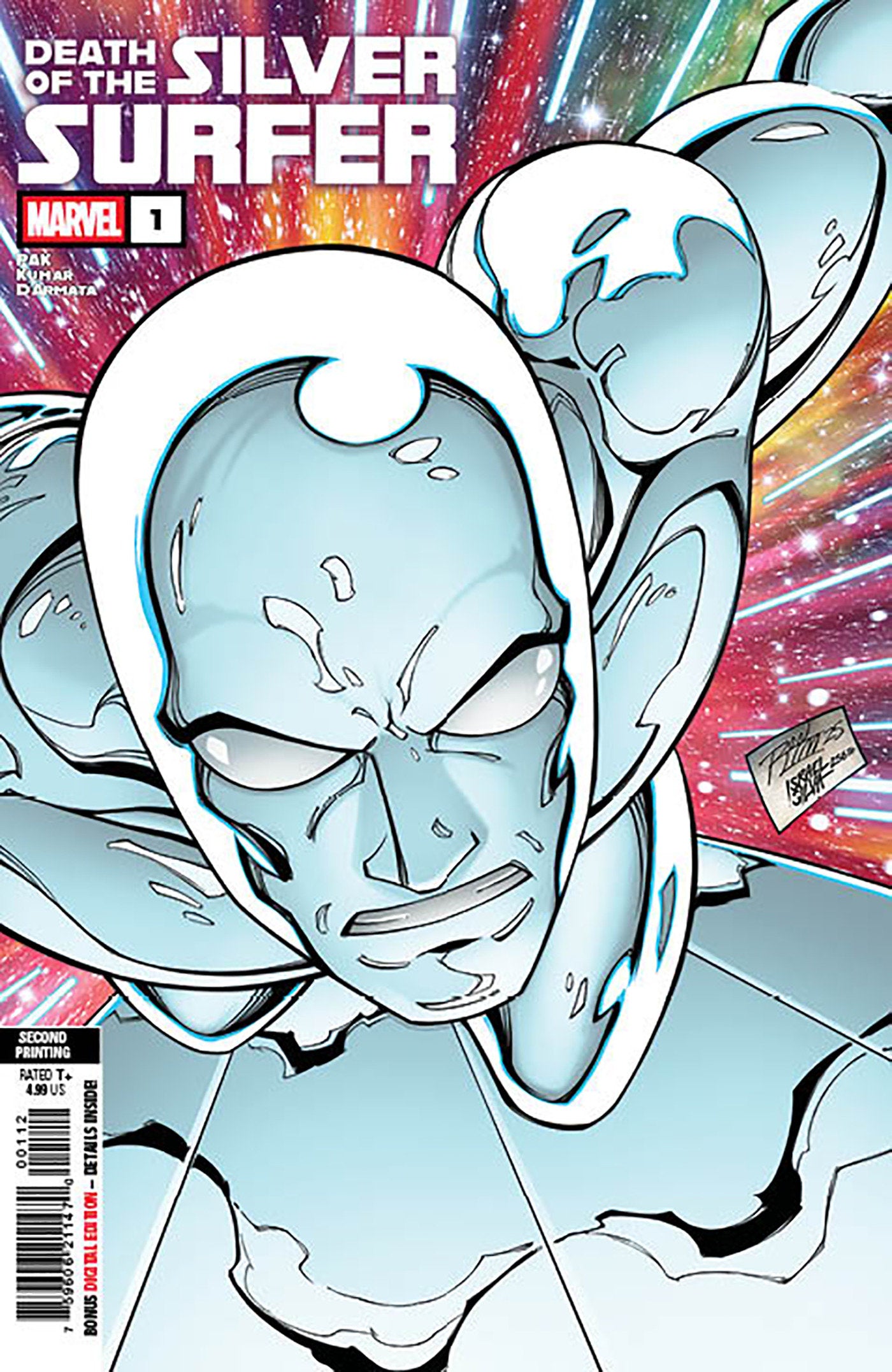 Death Of The Silver Surfer #1 Ron Lim 2nd Print Variant (NM)