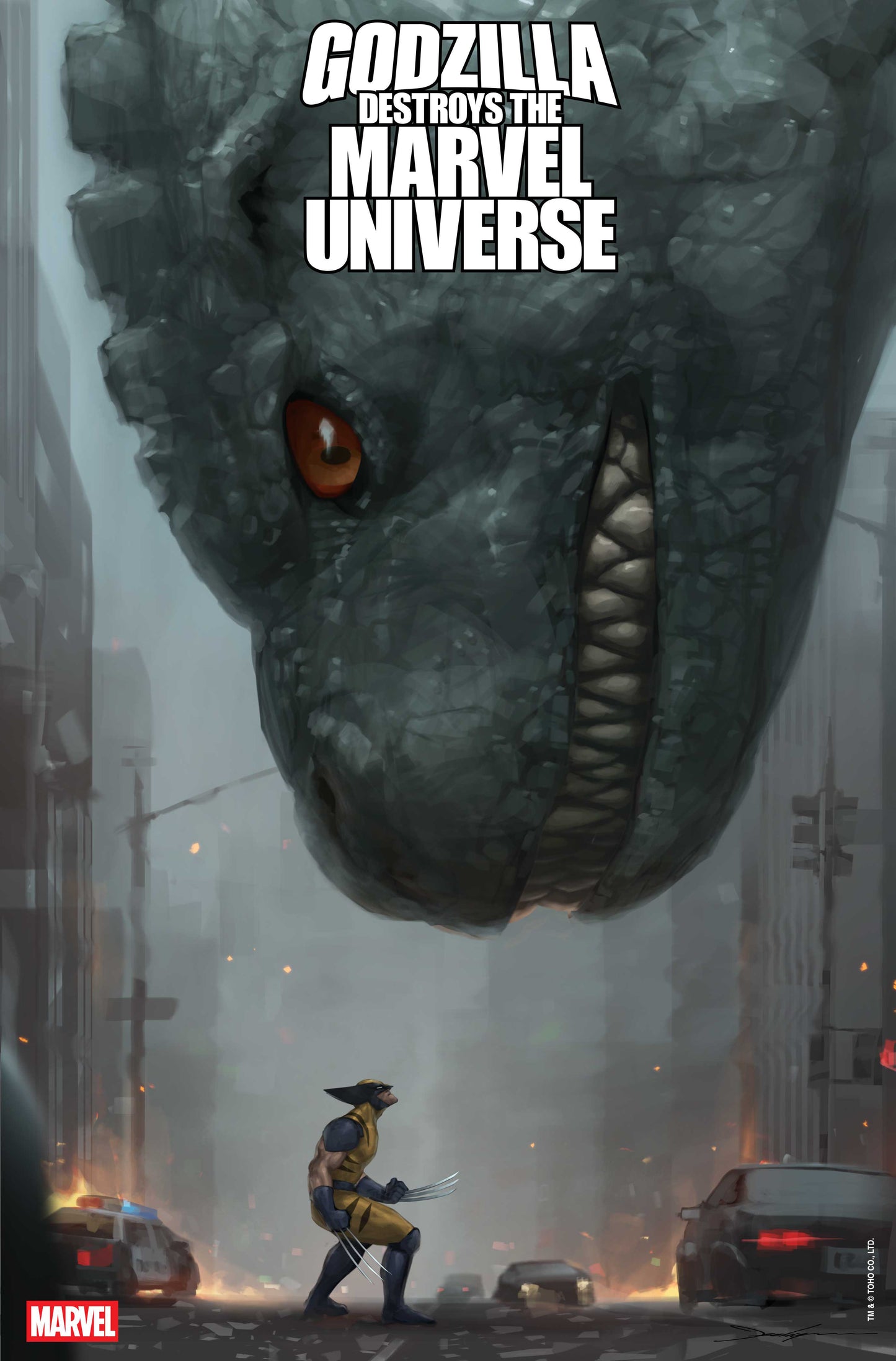Godzilla Destroys The Marvel Universe #3 Jeehyung Lee Variant (NM)