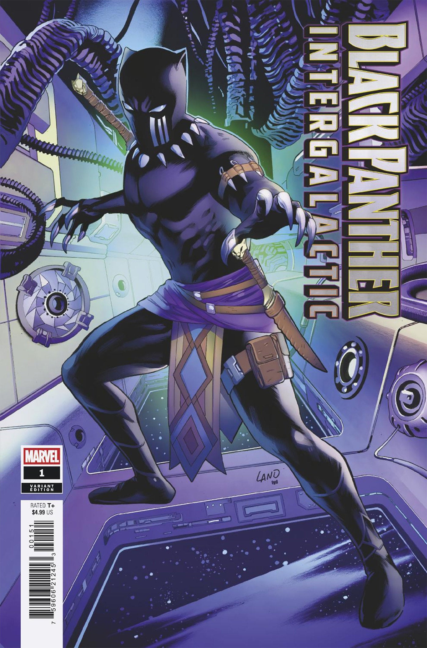 Black Panther: Intergalactic #1 Greg Land Black Panther Variant (NM)