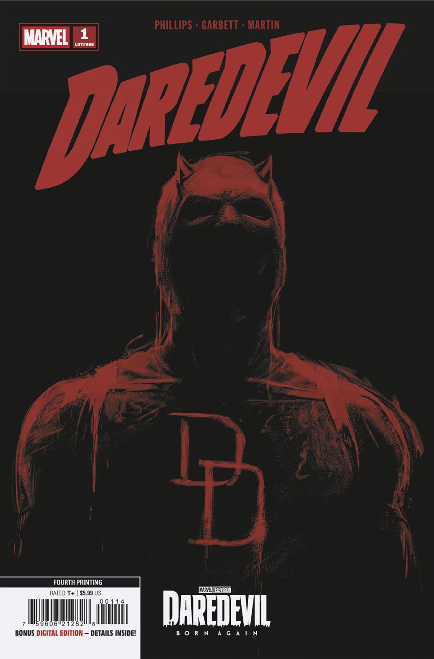Daredevil #1 Marvel Television 4th Printing Variant (NM)