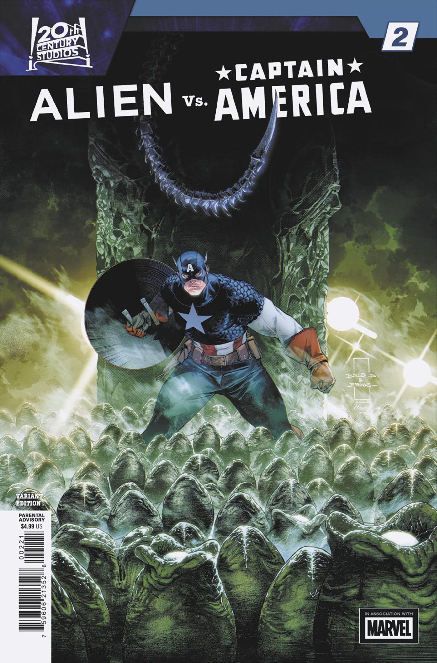 Alien vs. Captain America #2 Diazalpizar Variant (NM)
