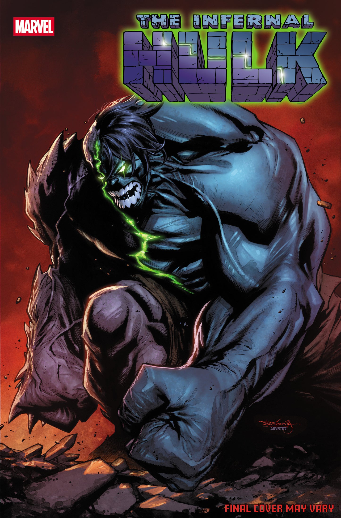 Infernal Hulk #3 1:25 Stephen Segovia Variant (NM)