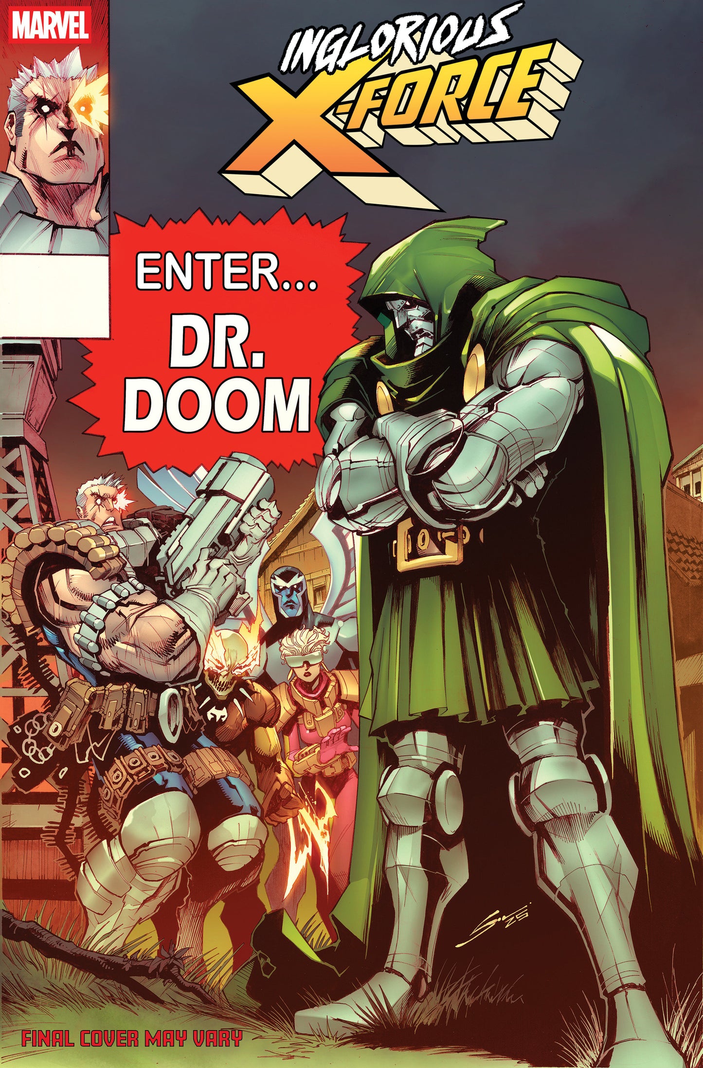 Inglorious X Force #3 Gerardo Sandoval Doom Homage Variant (NM)