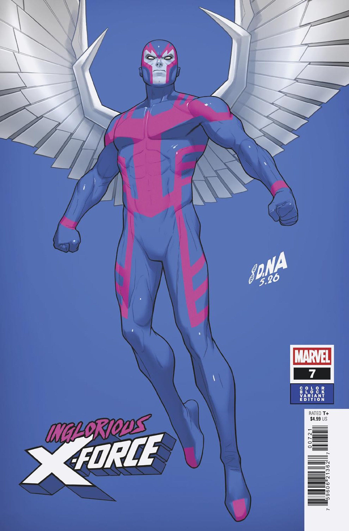 Inglorious X Force #7 David Nakayama Color Block Blue Variant (NM)