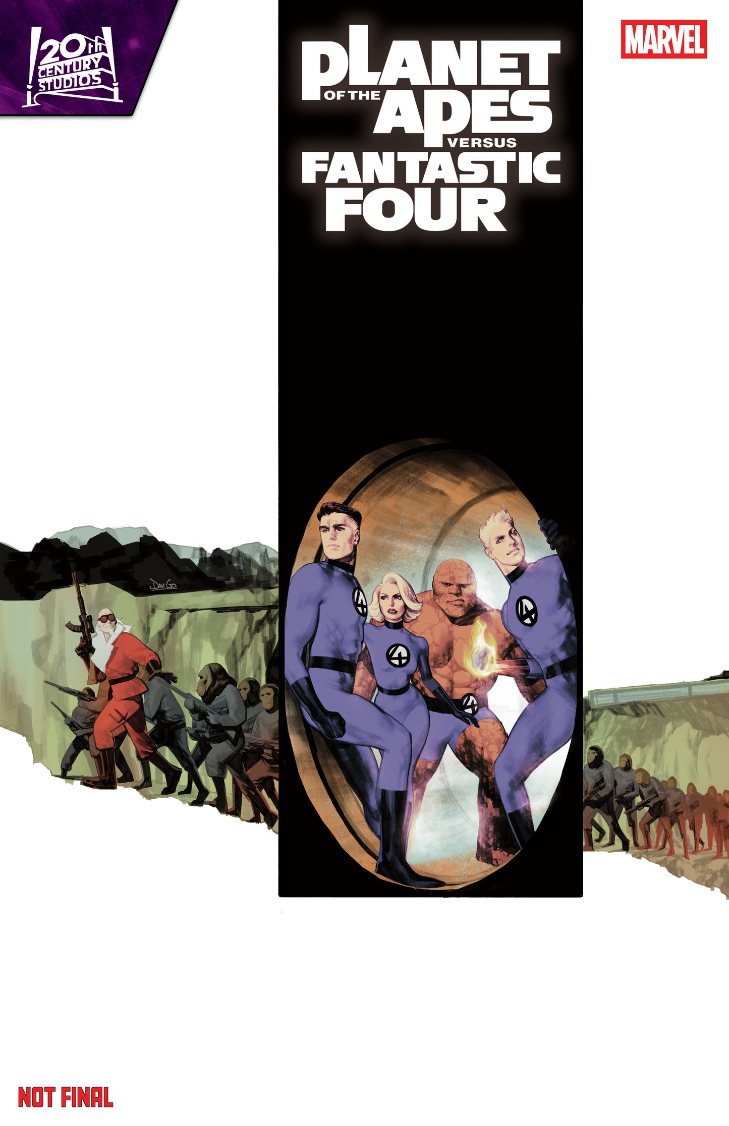 Planet Of The Apes vs. Fantastic Four #2 Davi Go Movie Homage Variant (NM)