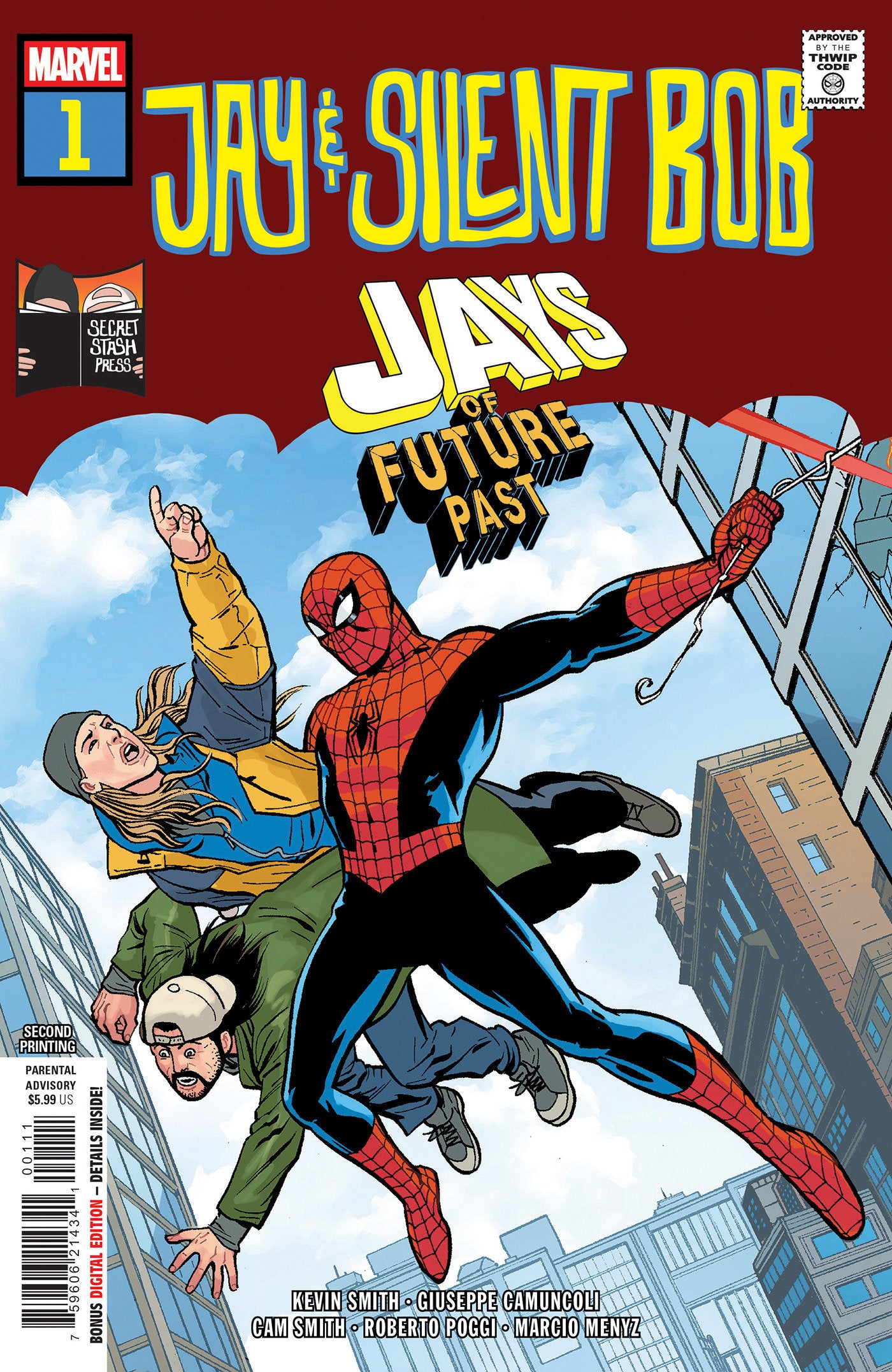 Jay & Silent Bob: Jays Of Future Past #1 Giuseppe Camuncoli 2nd Printing Variant (NM)