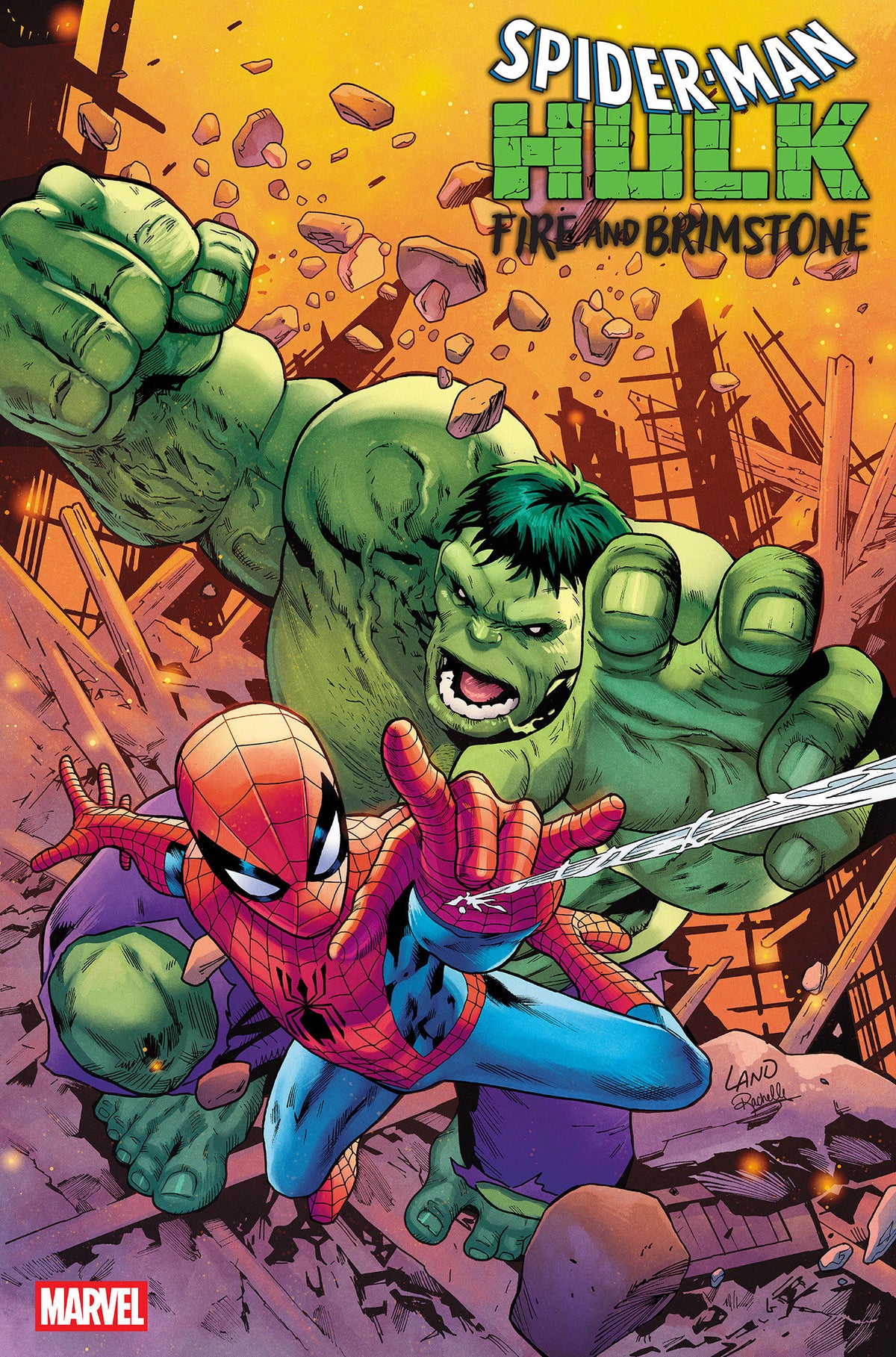 Spider-Man/Hulk: Fire And Brimstone #2 Greg Land Variant (NM)