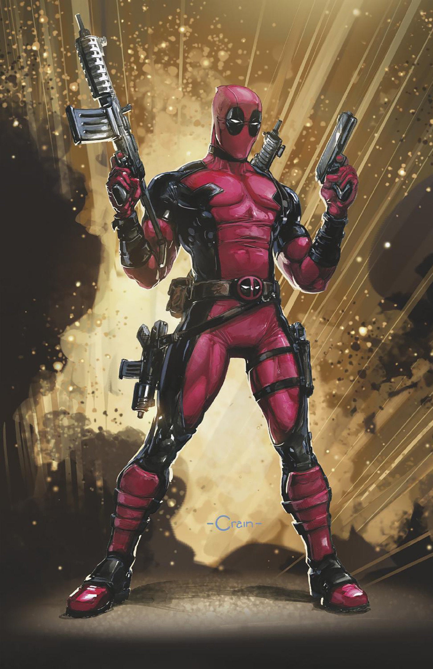 Wade Wilson: Deadpool #1 1:50 Clayton Crain Full Art Variant (NM)