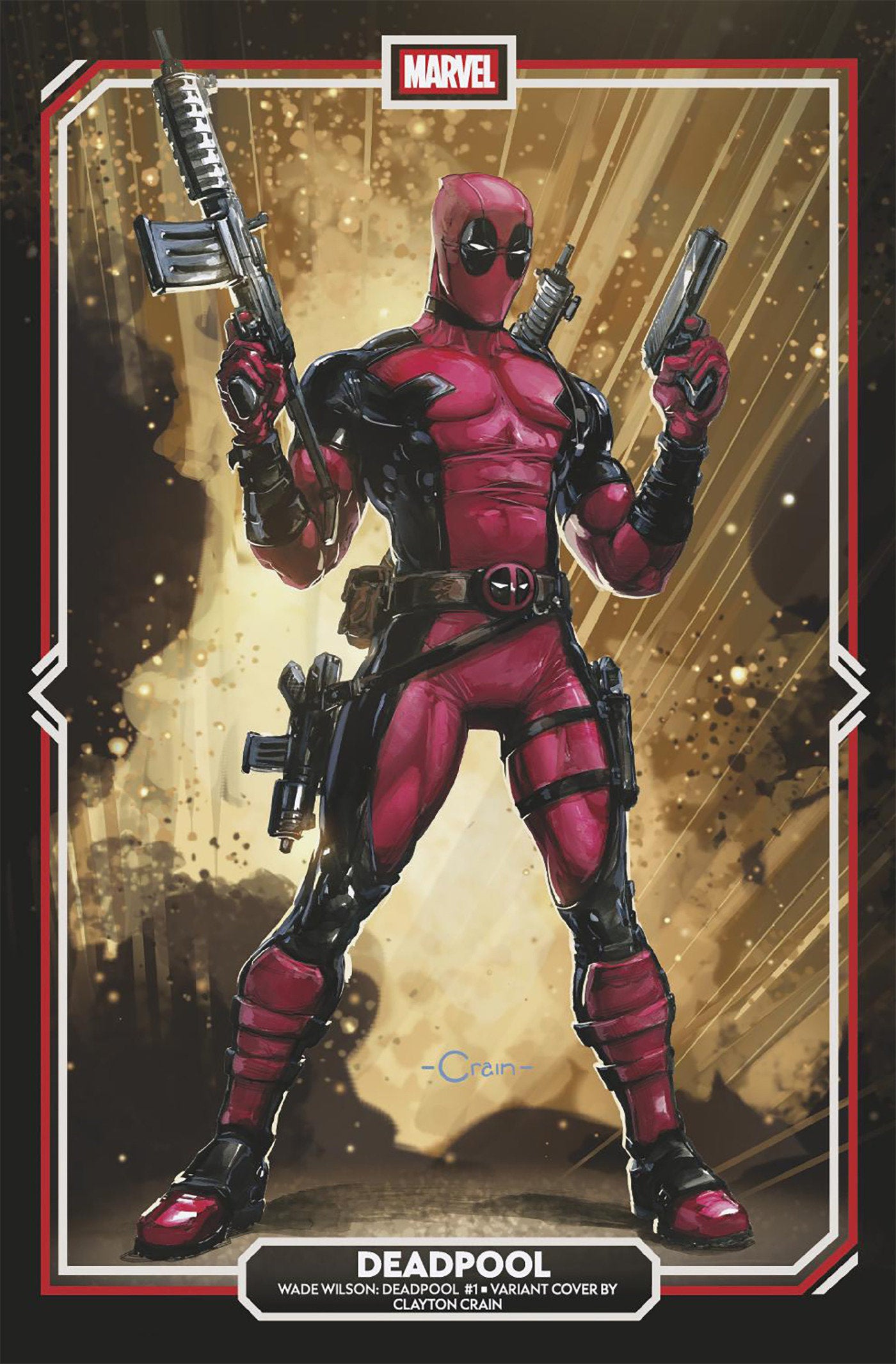 Wade Wilson: Deadpool #1 Clayton Crain Variant (NM)
