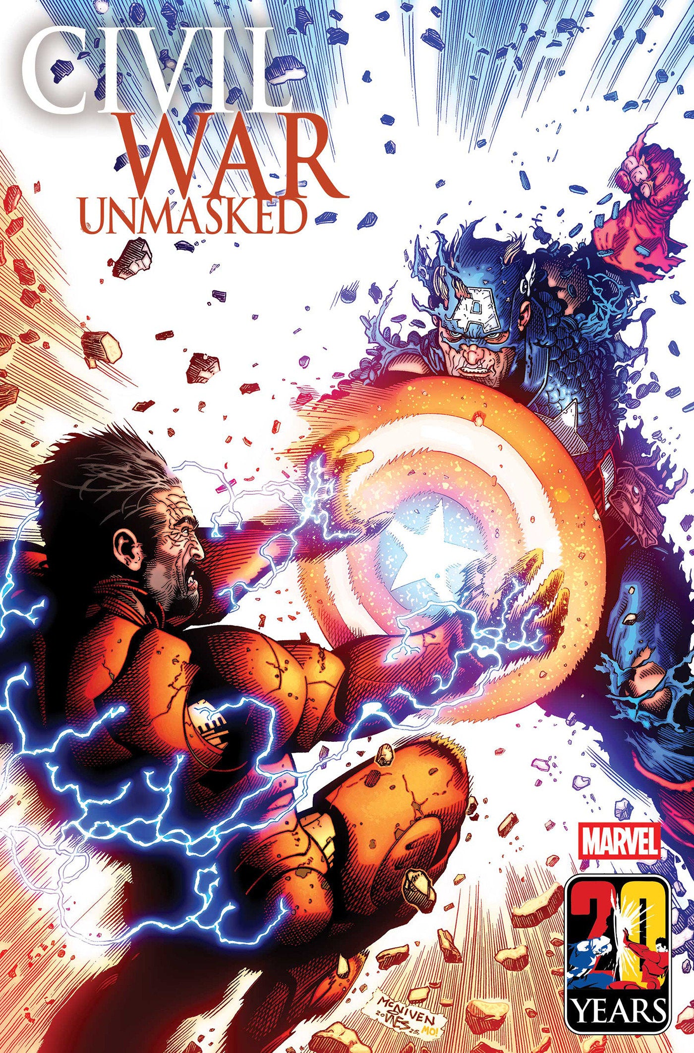 Civil War: Unmasked #1 1:25 Steve Mcniven Variant (NM)