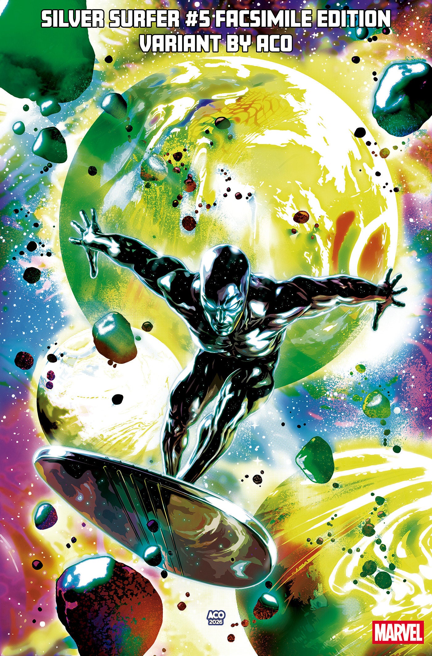 Silver Surfer #5 Facsimile Edition 1:25 Aco Variant (NM)