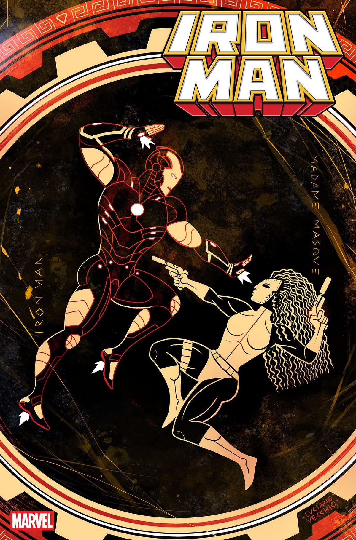 Iron Man #10 Luciano Vecchio Art Style Variant (NM)