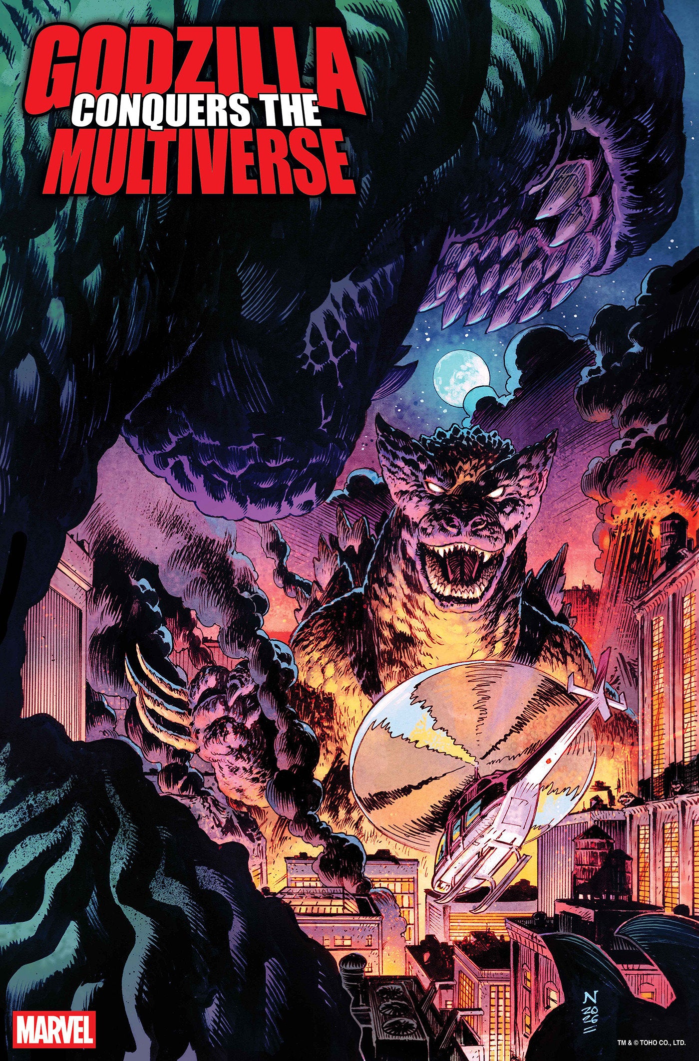 Godzilla Conquers The Multiverse #1 Nic Klein Heisei Godzilla Variant (NM)