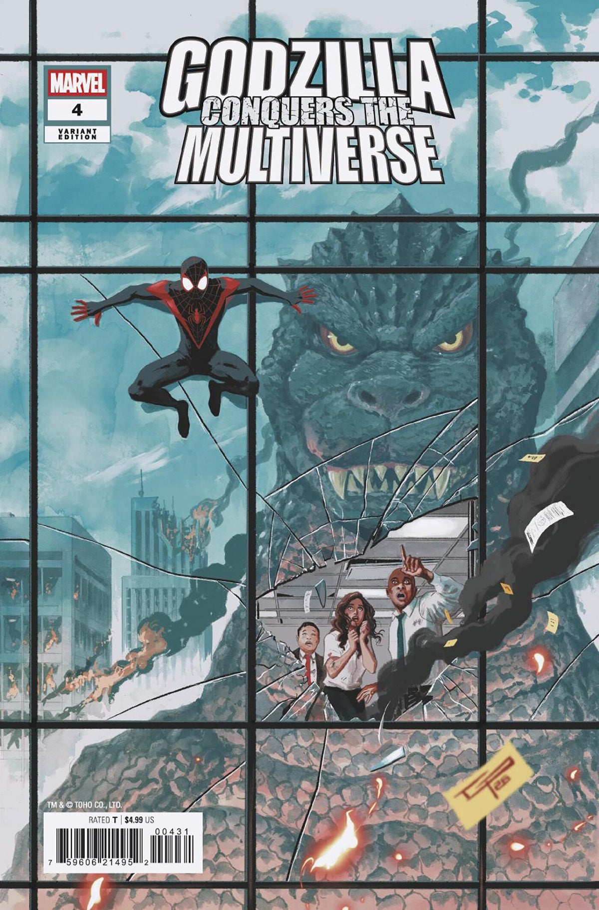 Godzilla Conquers The Multiverse #4 German Peralta Variant (NM)