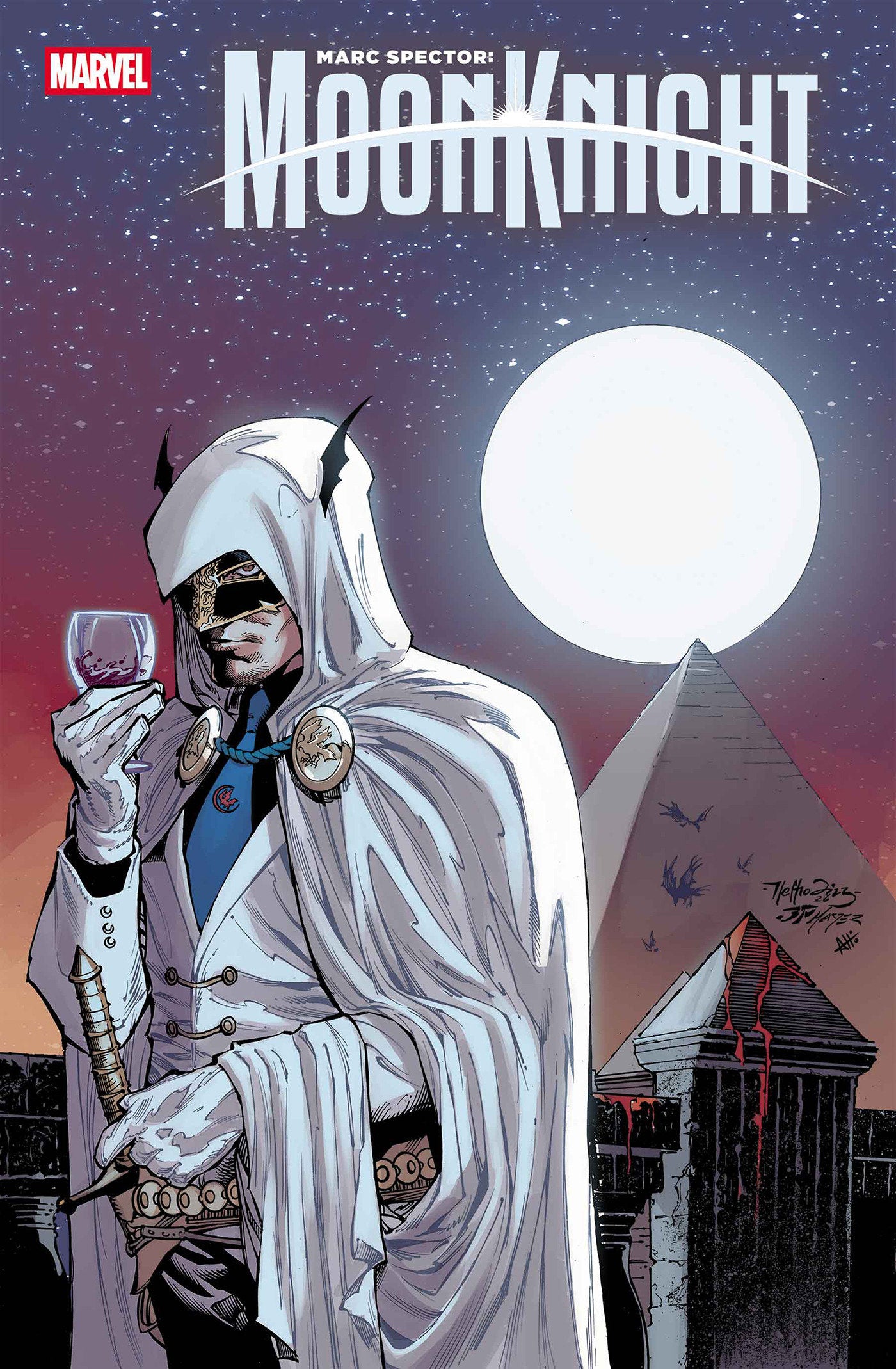 Marc Spector: Moon Knight #6 Netho Diaz Hellfire Costume Swap Variant (NM)