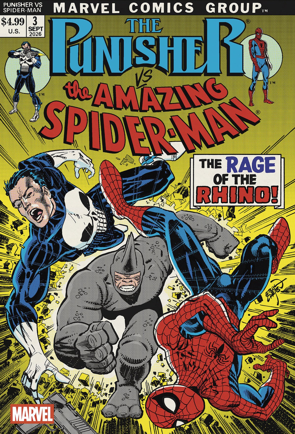 Punisher vs. Spider-Man #3 Erik Larsen Variant (NM)