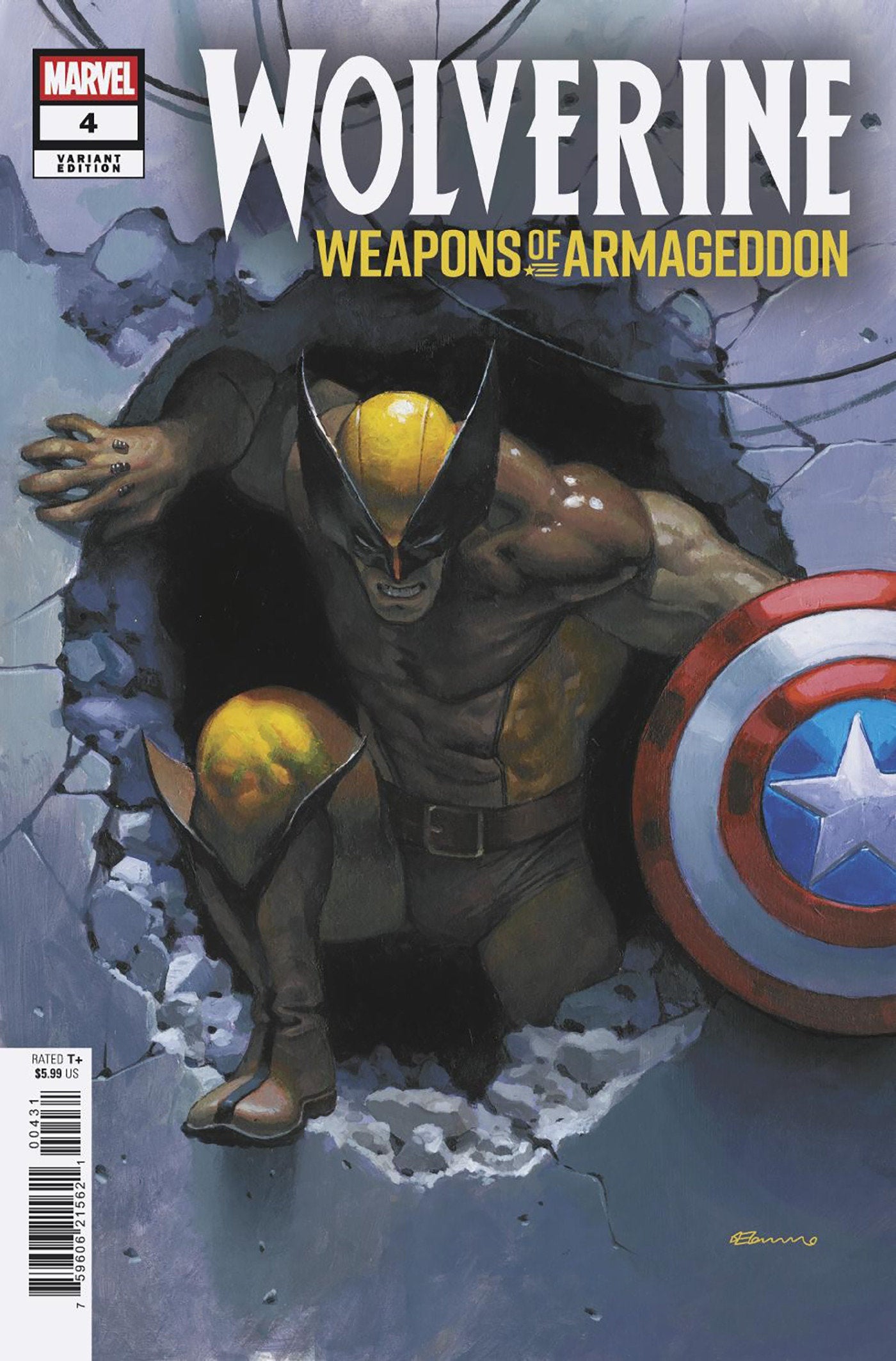 Wolverine: Weapons Of Armageddon #4 Fabrizio De Tommaso Variant (NM)