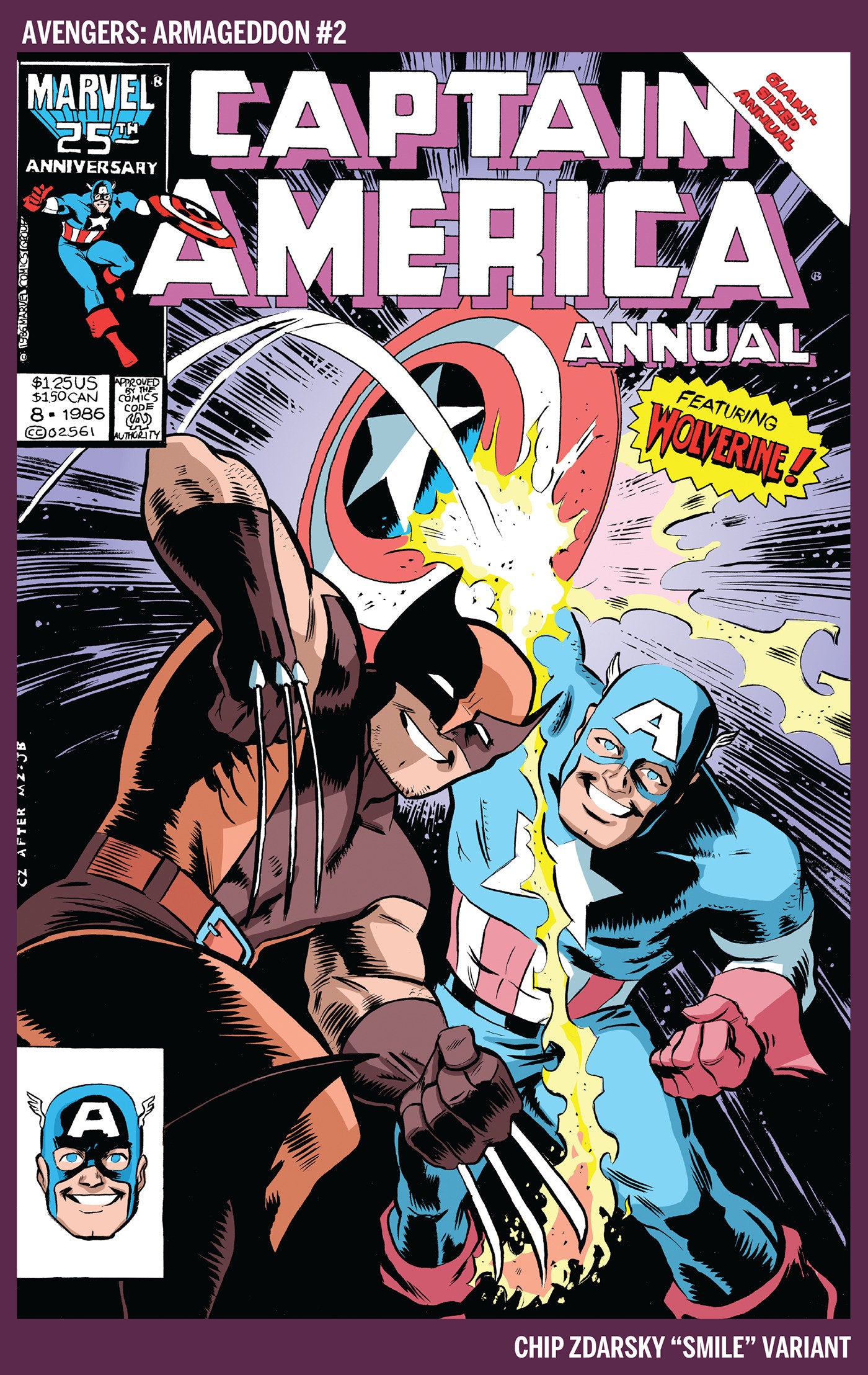 Avengers: Armageddon #2 Chip Zdarsky Smile Variant (NM)