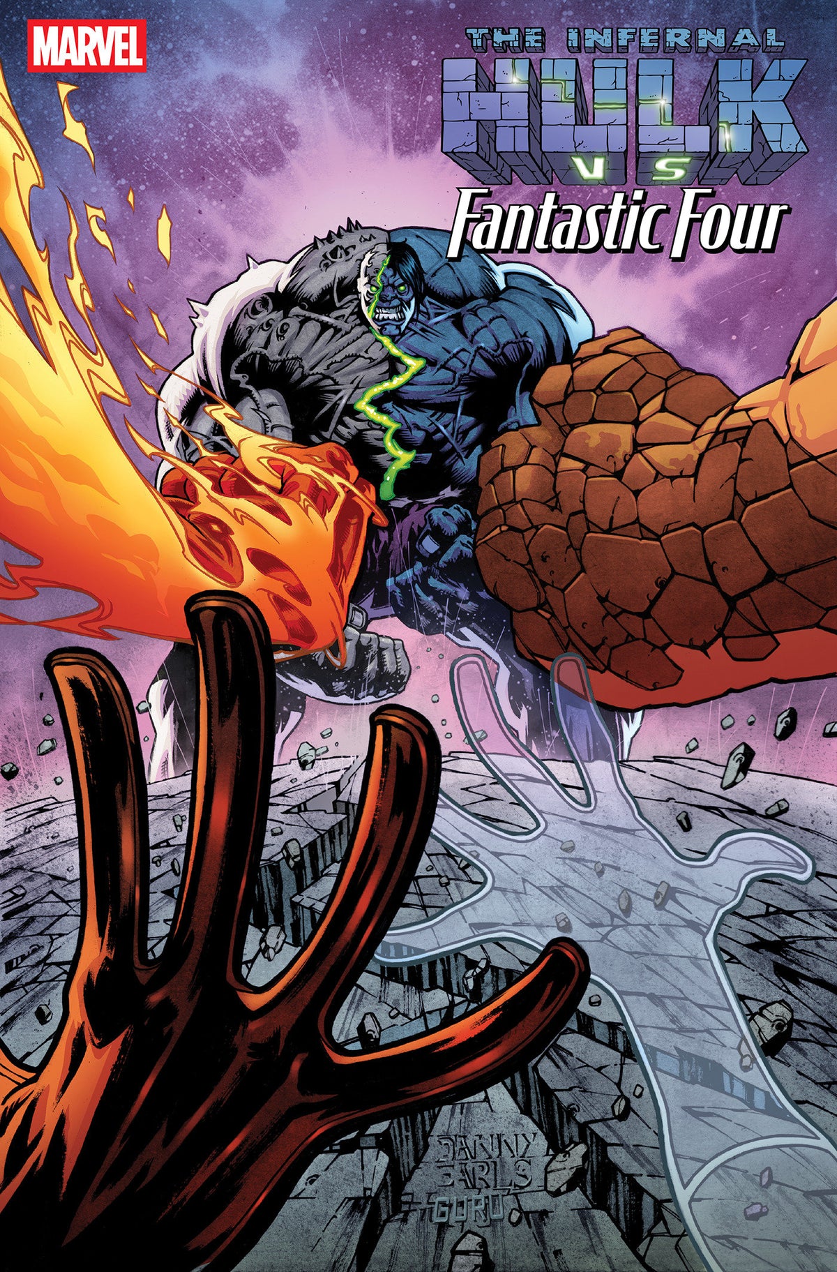 Infernal Hulk vs. Fantastic Four #1 Danny Earls Variant (NM)