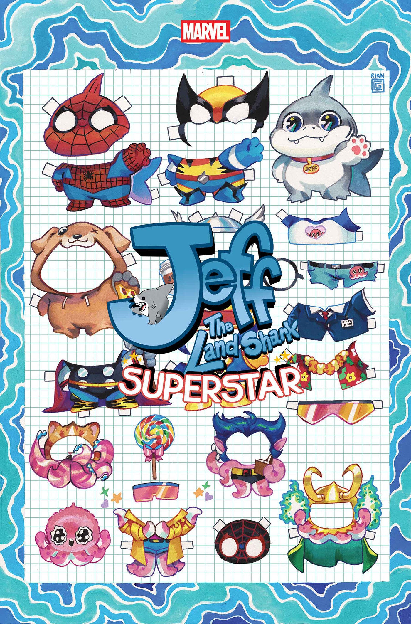 Jeff The Land Shark: Superstar #1 Rian Gonzales Foil Variant (NM)