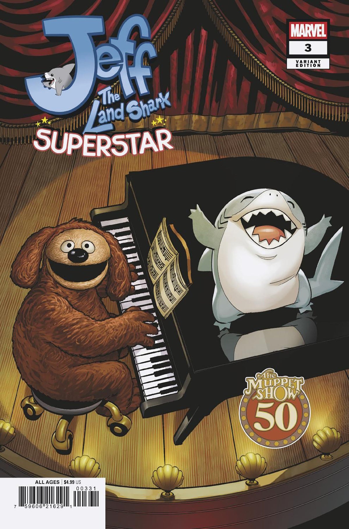 Jeff The Land Shark: Superstar #3 Matteo Lolli Muppets Variant (NM)