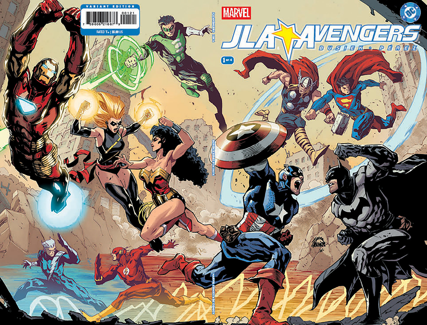 JLA/Avengers #1 Facsimile Edition Ryan Stegman Wraparound Variant (NM)