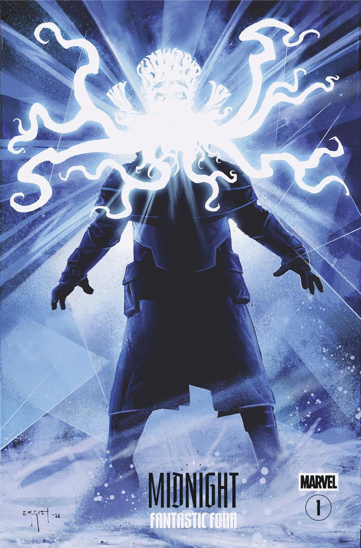 Midnight Fantastic Four #1 Cover D E.M. Gist Midnight Horror Homage Variant (NM)