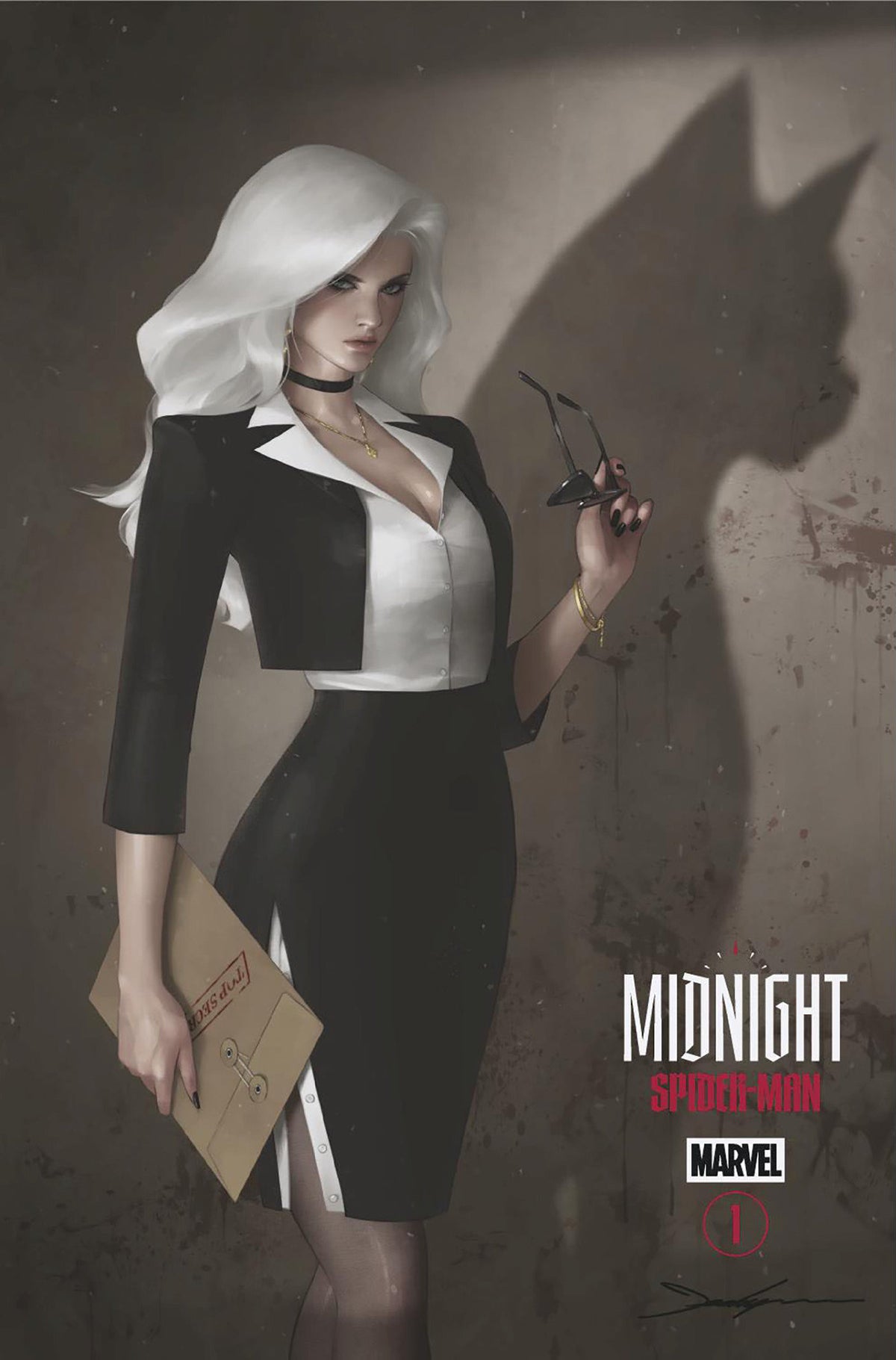Midnight Spider-Man #1 Cover E Jeehyung Lee Midnight Gallery 1:25 Variant (NM)